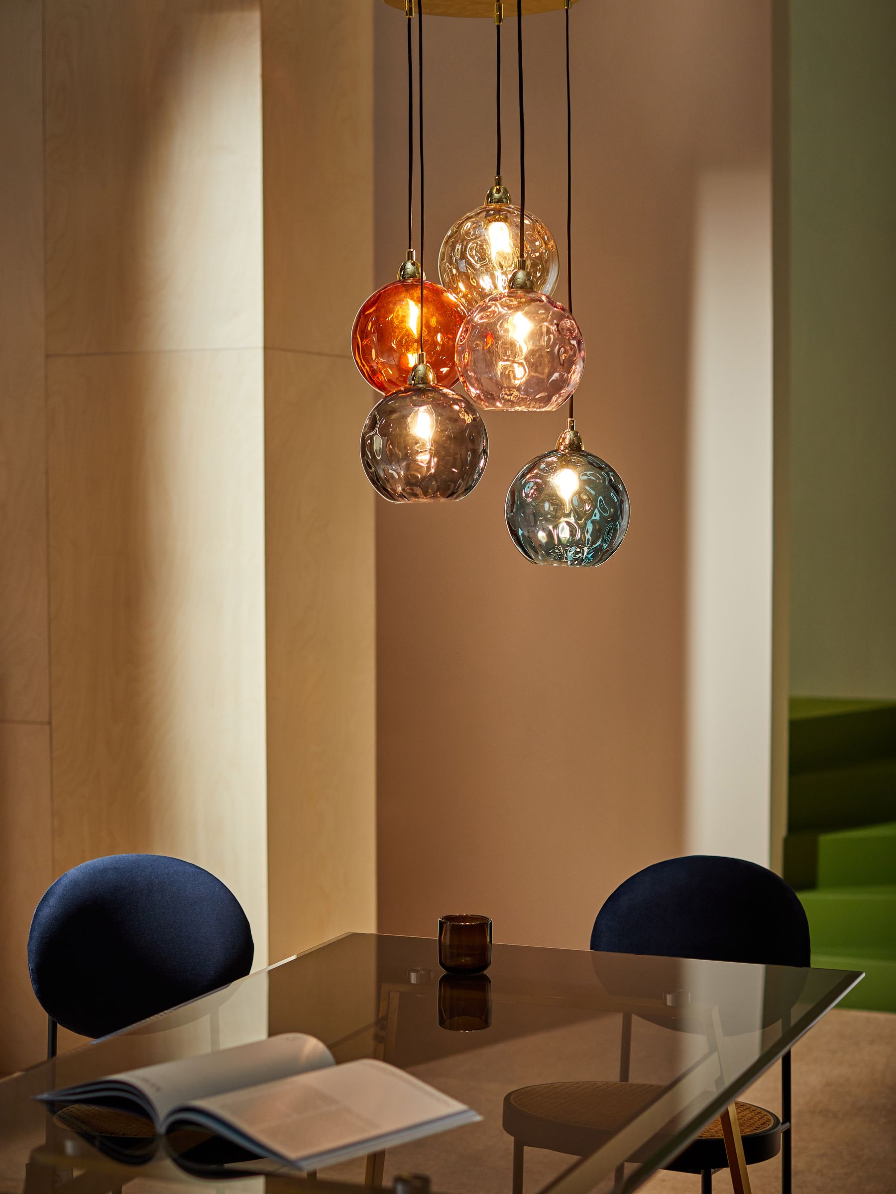 Ilaria Cluster Light in Red Multi - Image 1 of 4