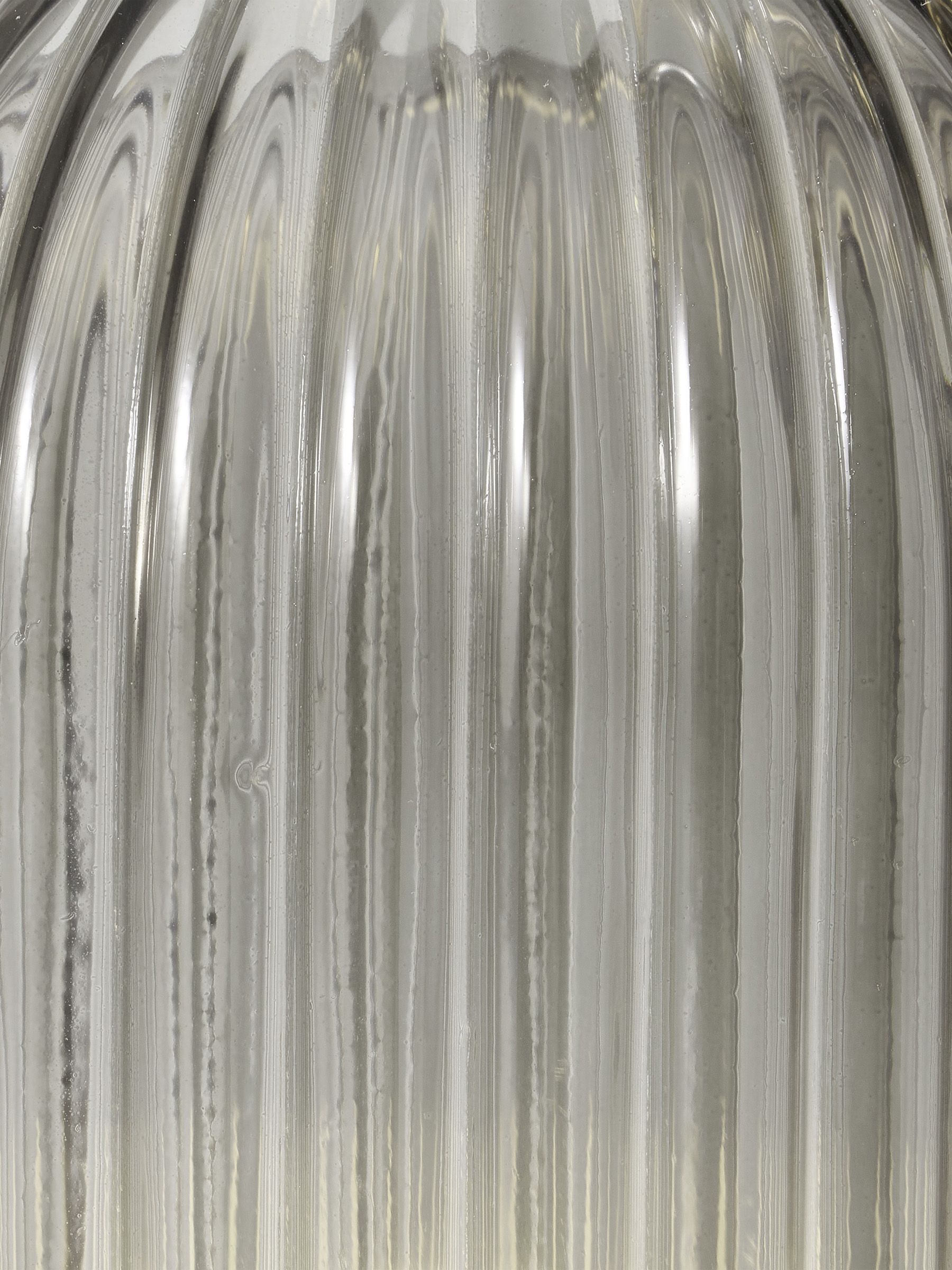 Briz Textured Glass Floor Lamp in Smoke Grey - Image 4 of 5