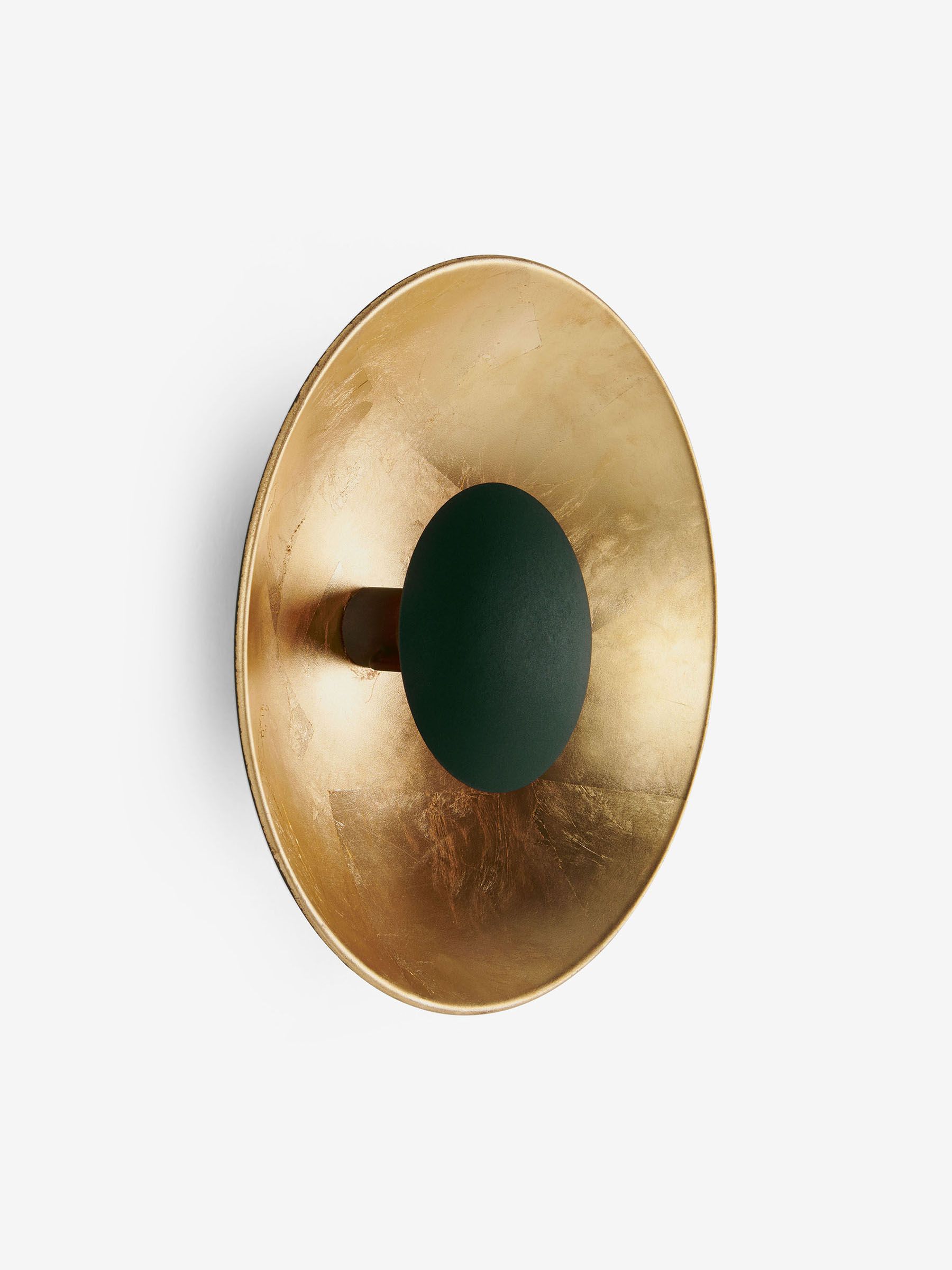 Chicago Wall Lamp in Green/Brass - Image 2 of 3