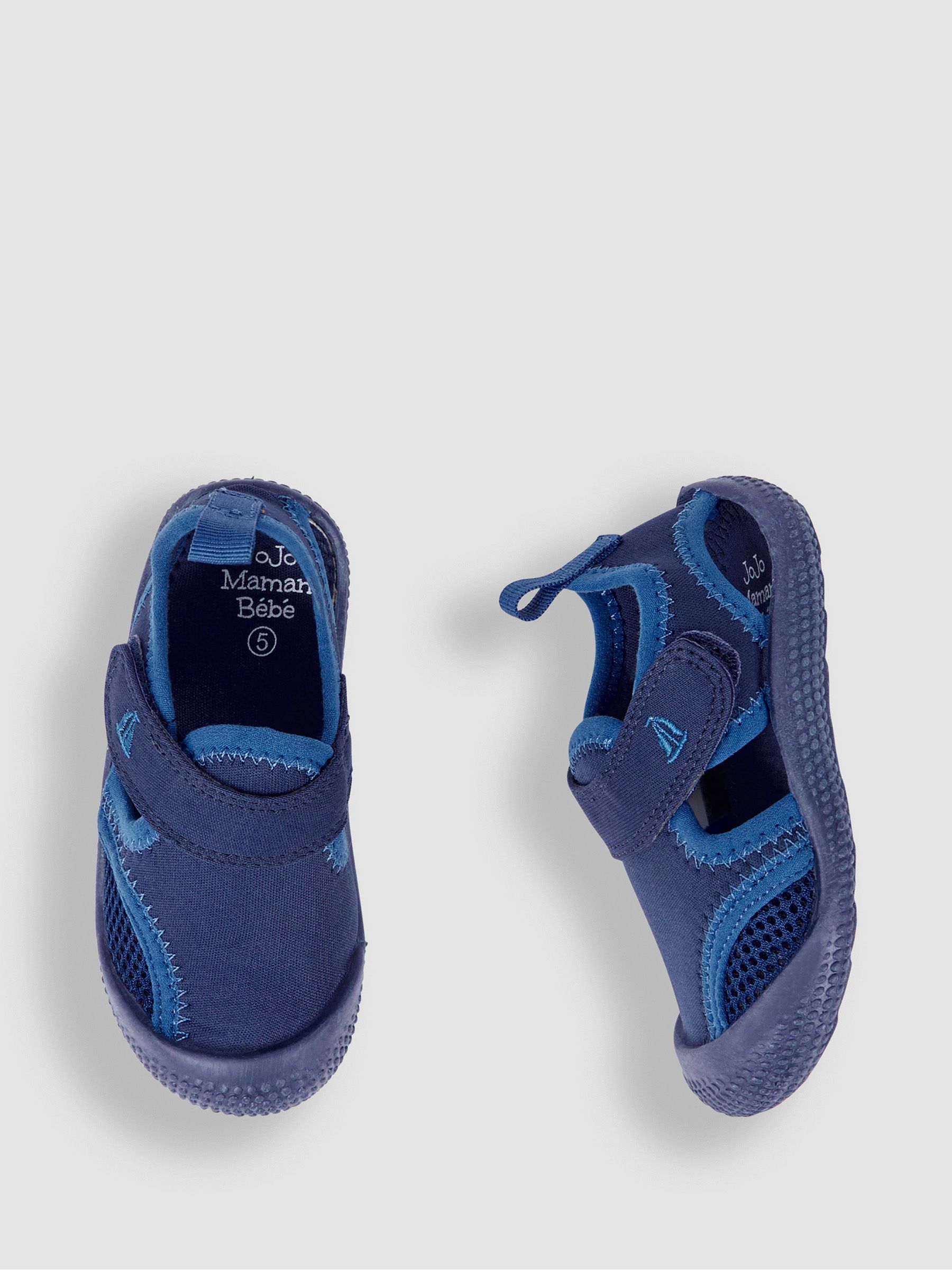 Navy Blue Floral Print Beach & Swim Sandals - Image 3 of 4