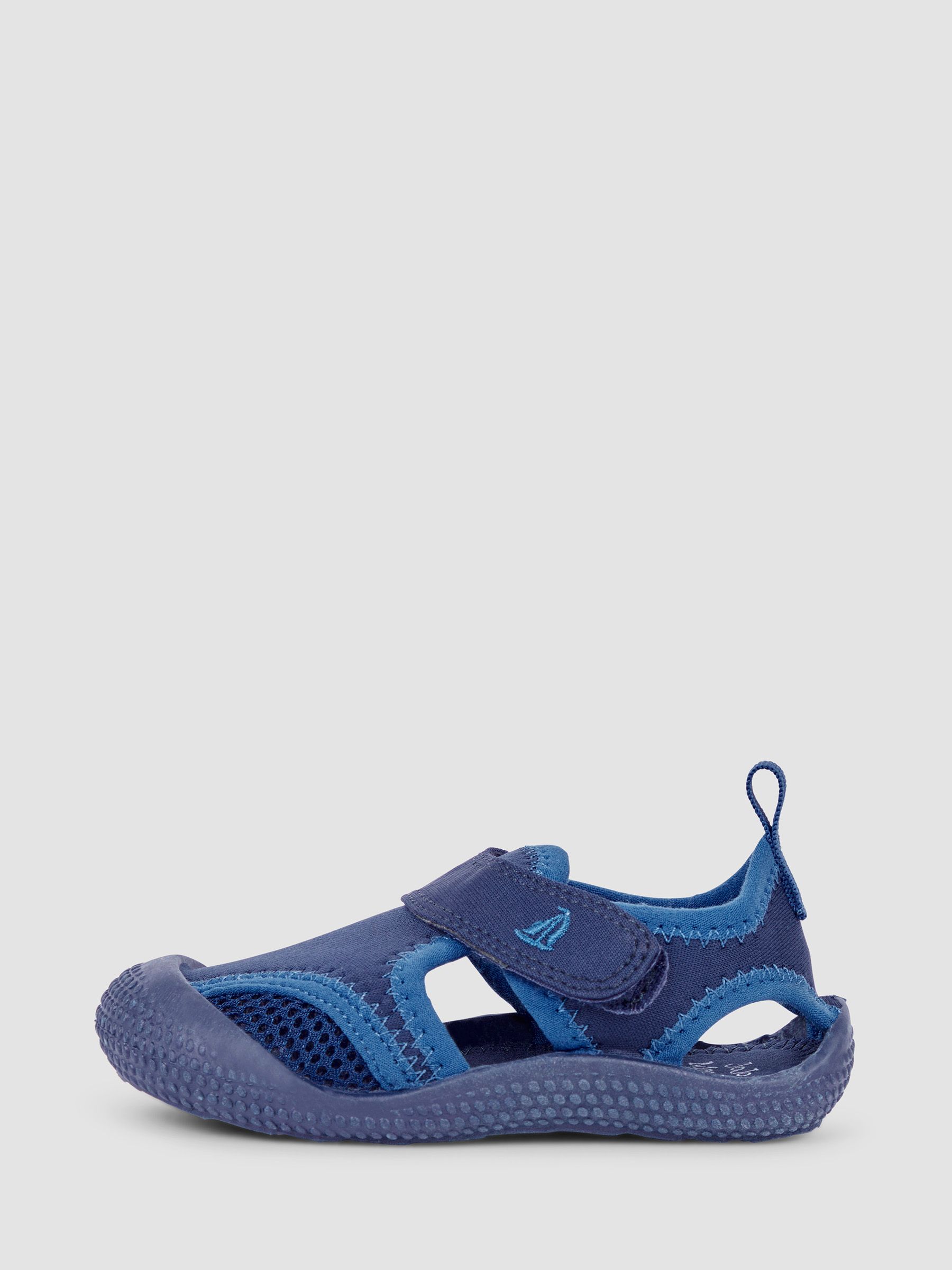 Navy Blue Floral Print Beach & Swim Sandals - Image 4 of 4