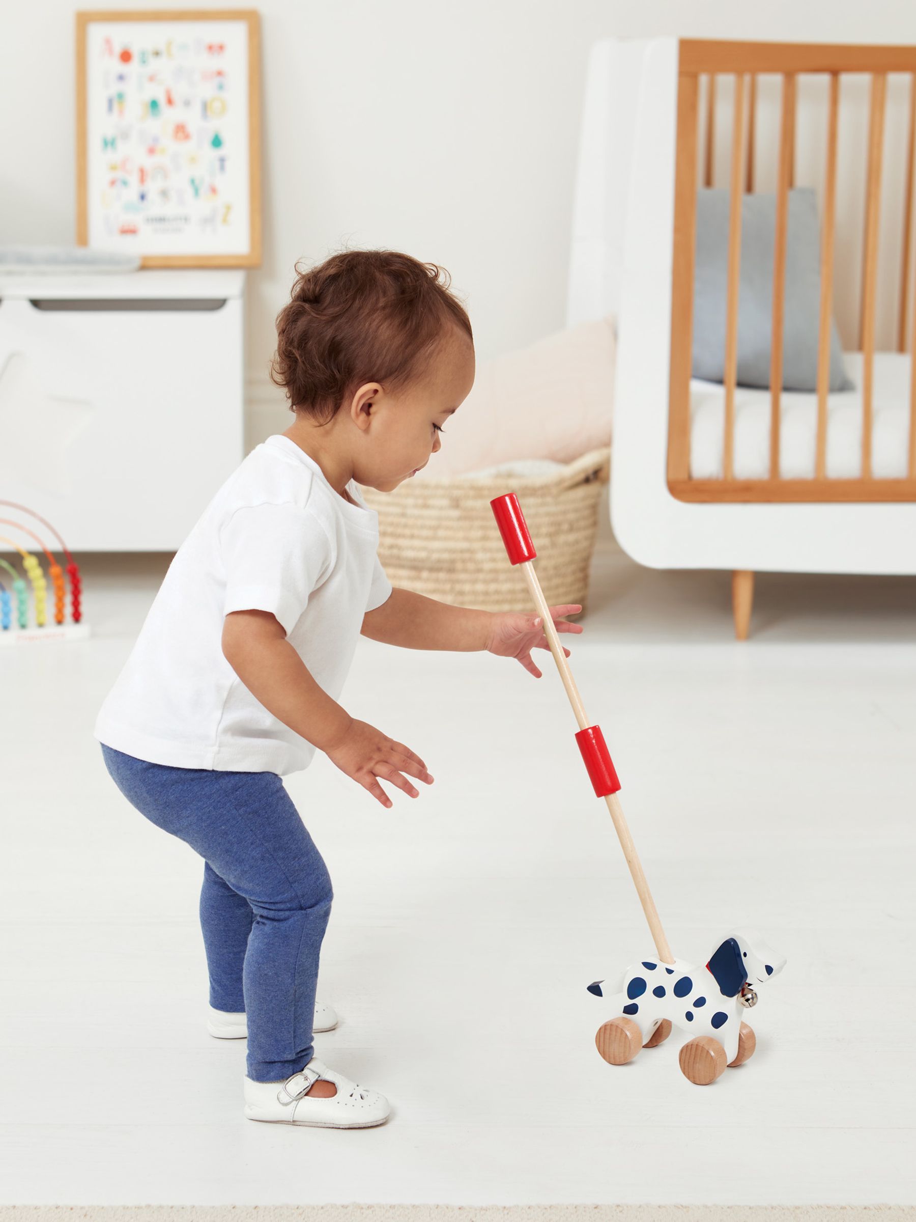 Dalmatian Wooden Push-Along Toy - Image 5 of 6