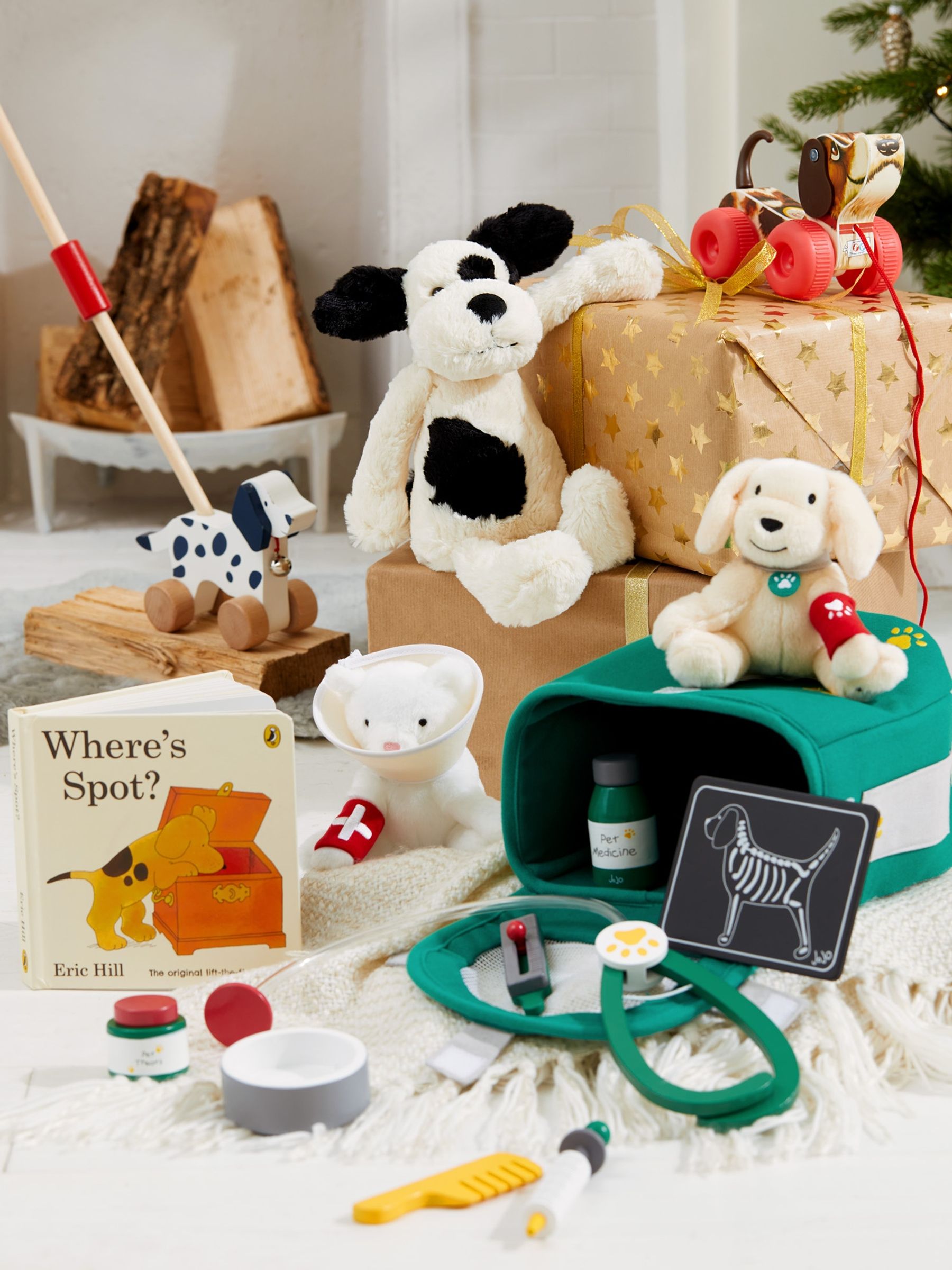 Dalmatian Wooden Push-Along Toy - Image 6 of 6