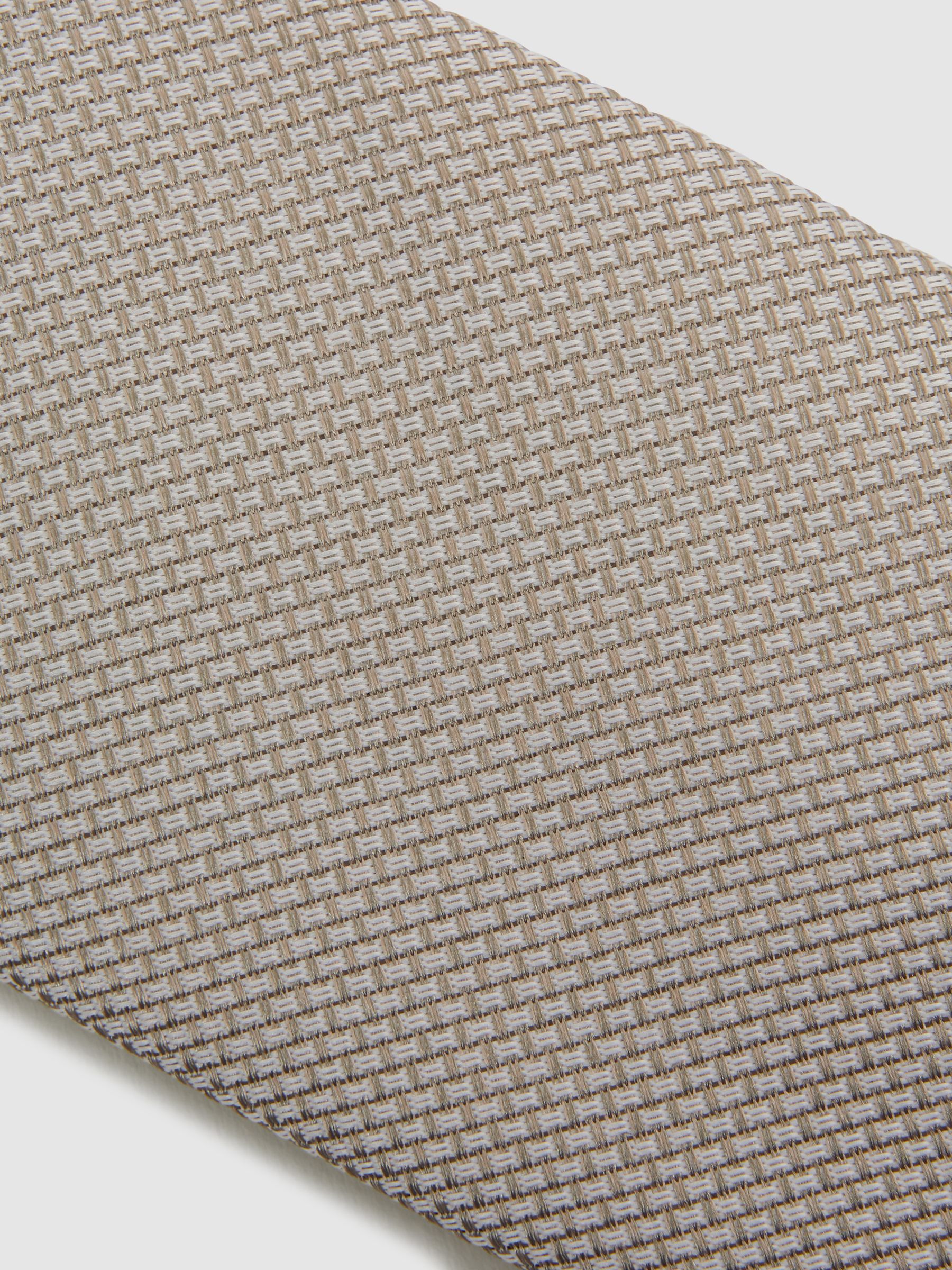 Textured Silk-Blend Tie in Champagne - Image 5 of 5