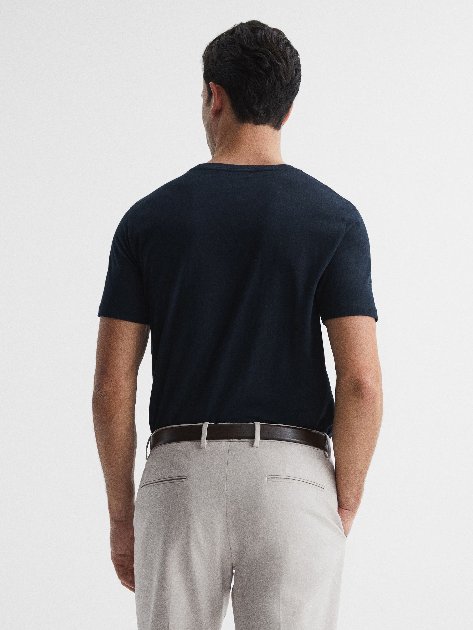 Three Pack of Crew Neck T-Shirts in Multi - Image 7 of 7