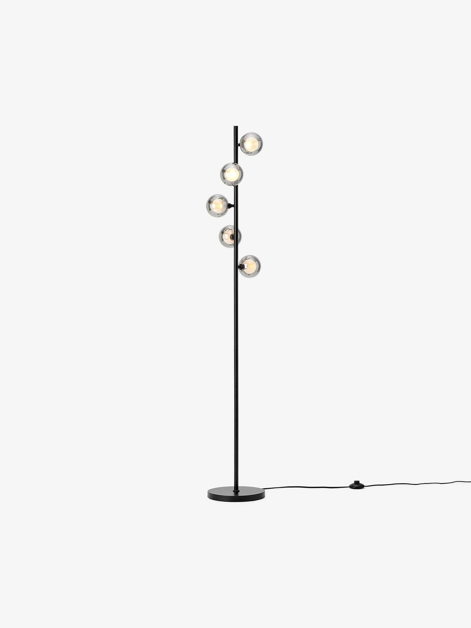 Masako Floor Lamp in Smoke Grey - Image 2 of 4
