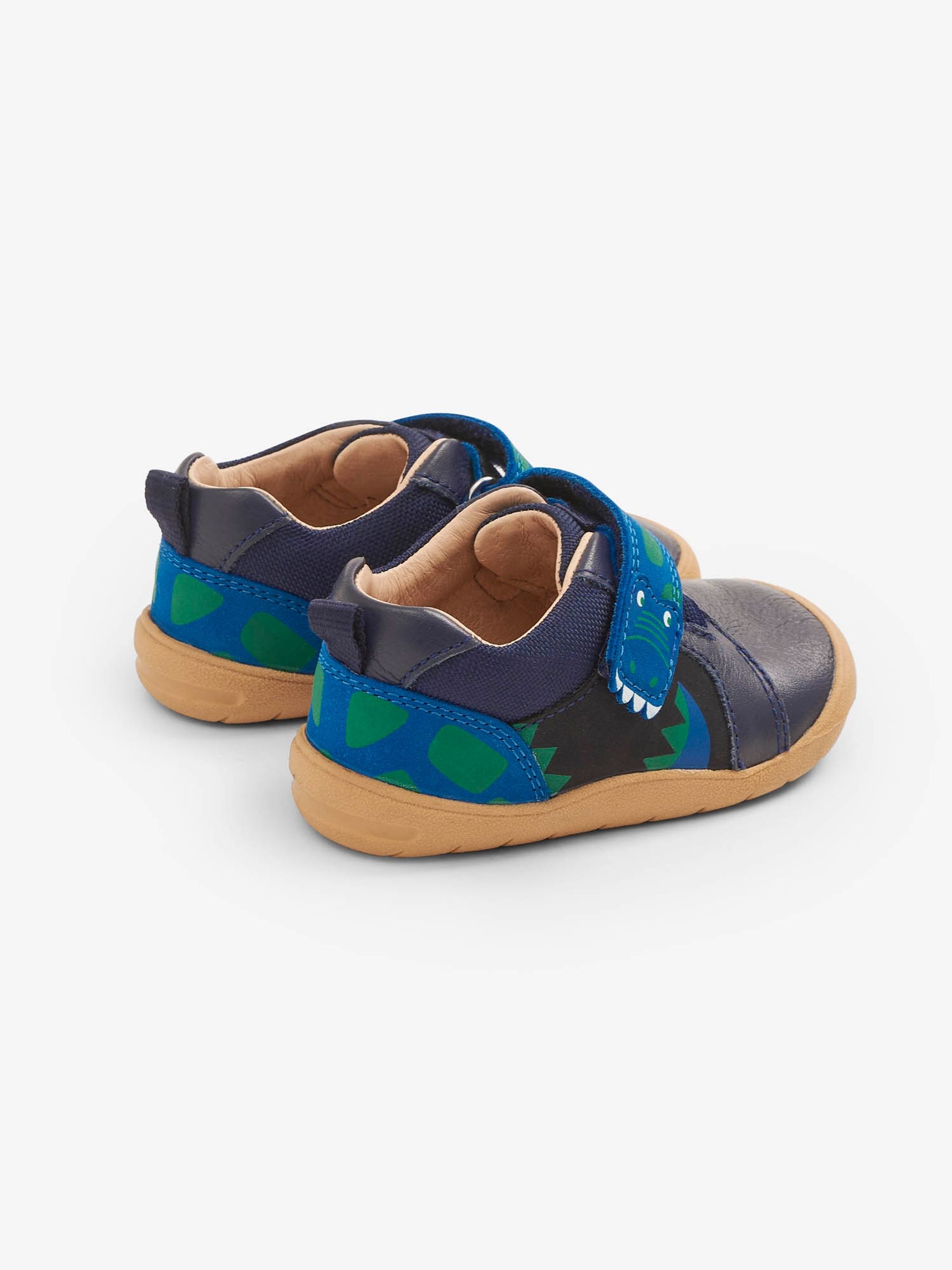 Navy Boys' Start-Rite Dino First Steps Trainer Shoes - Image 3 of 6