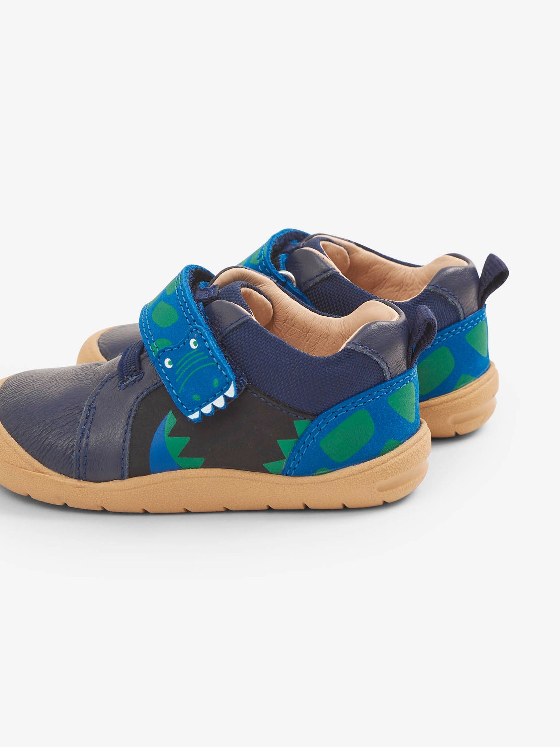 Navy Boys' Start-Rite Dino First Steps Trainer Shoes - Image 4 of 6