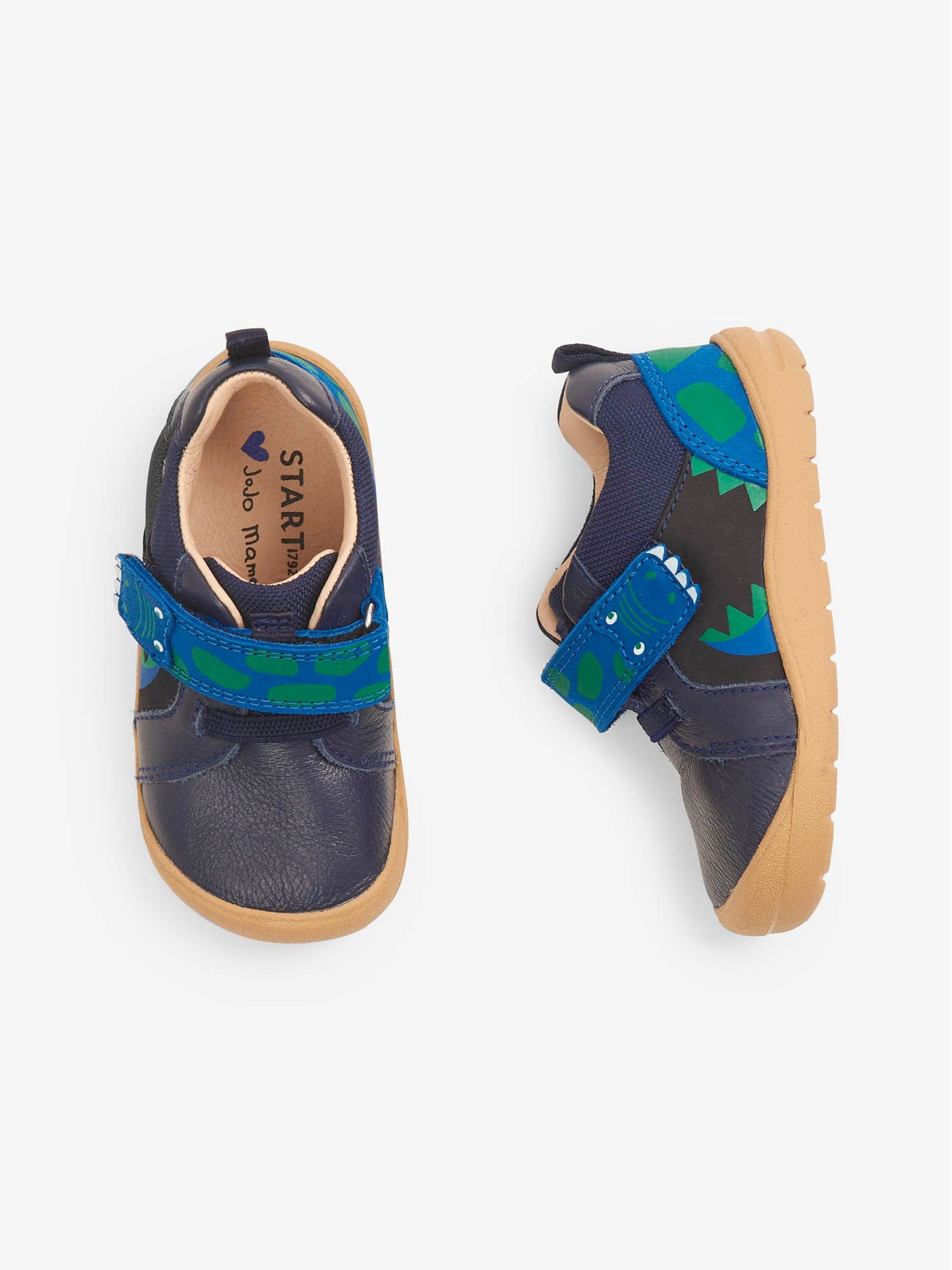 Navy Boys' Start-Rite Dino First Steps Trainer Shoes - Image 5 of 6