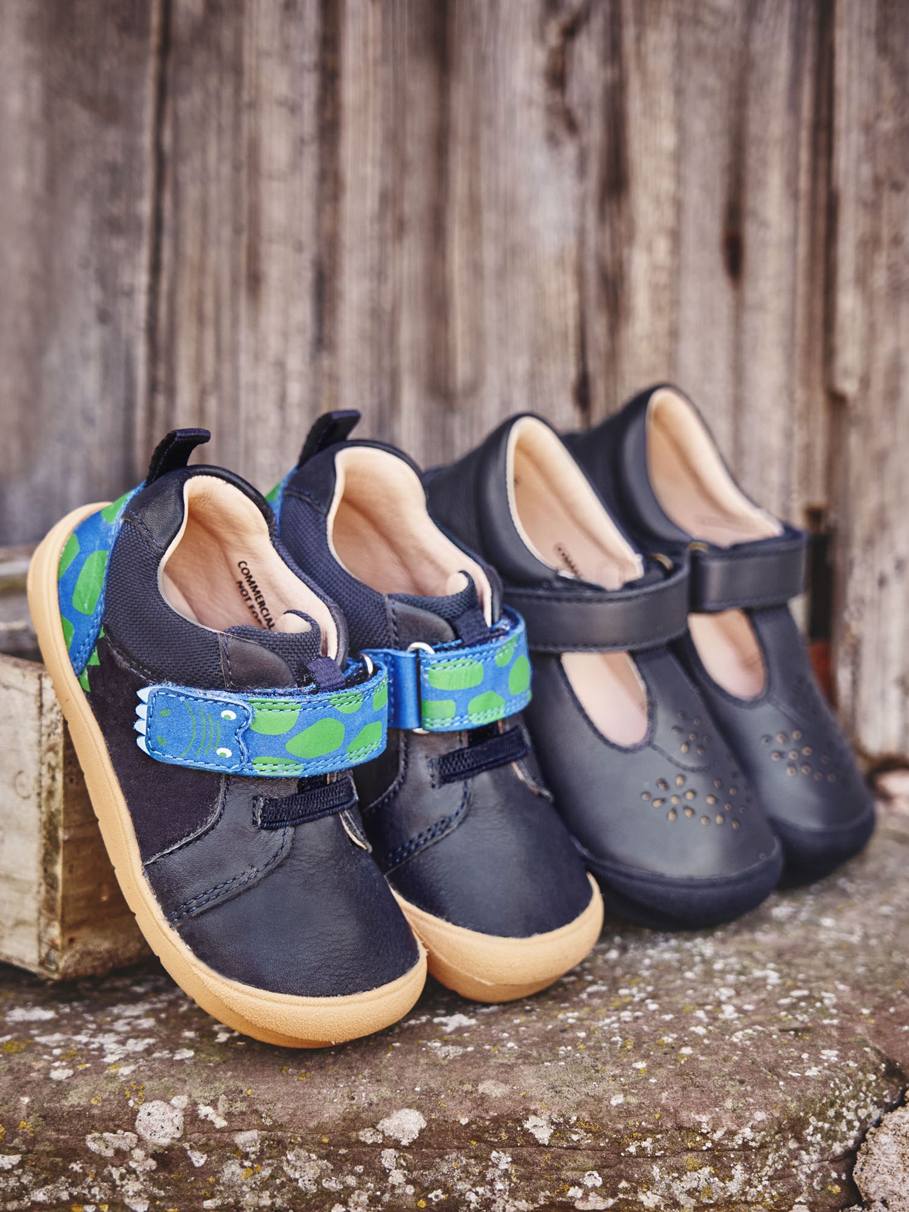 Navy Boys' Start-Rite Dino First Steps Trainer Shoes - Image 6 of 6