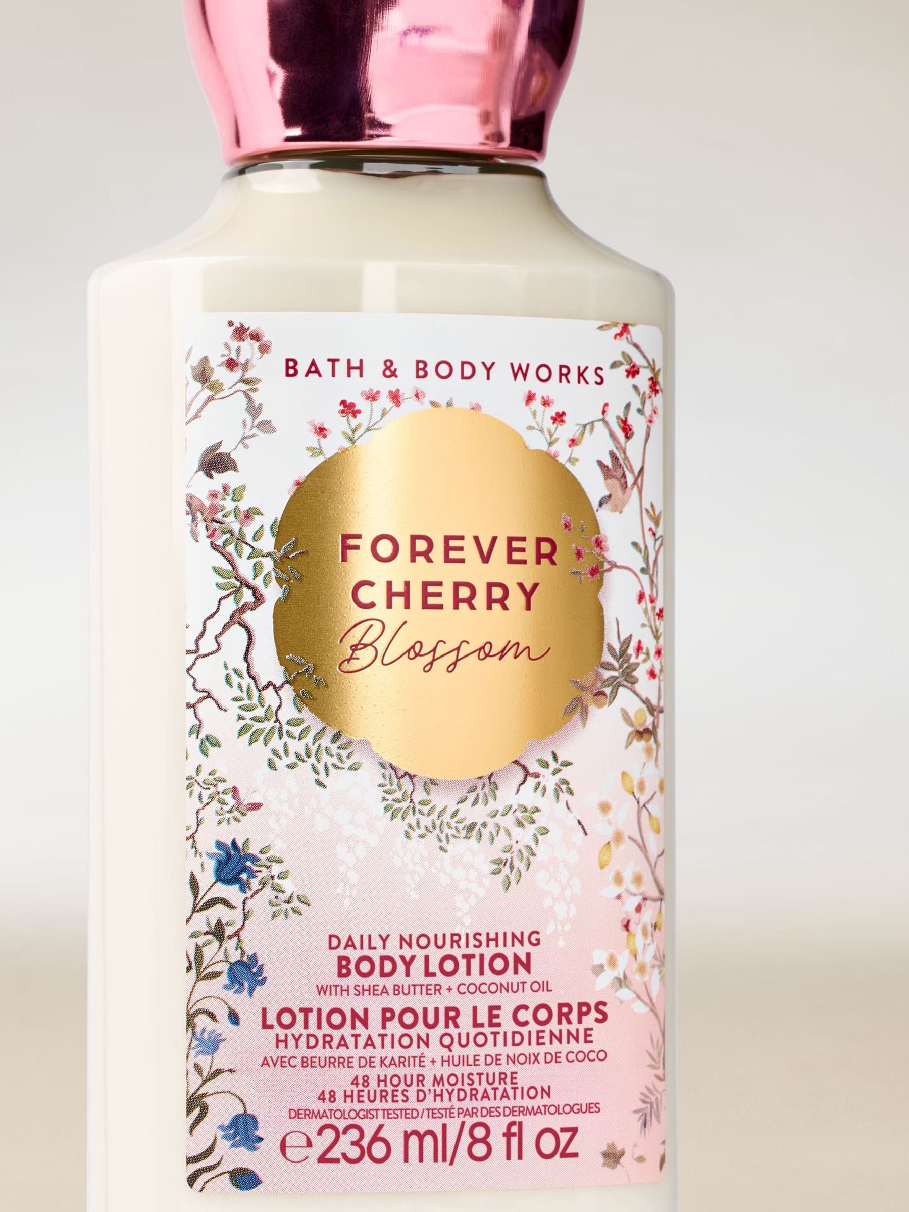 Forever Cherry Blossom Body Lotion 236ml - Image 2 of 4