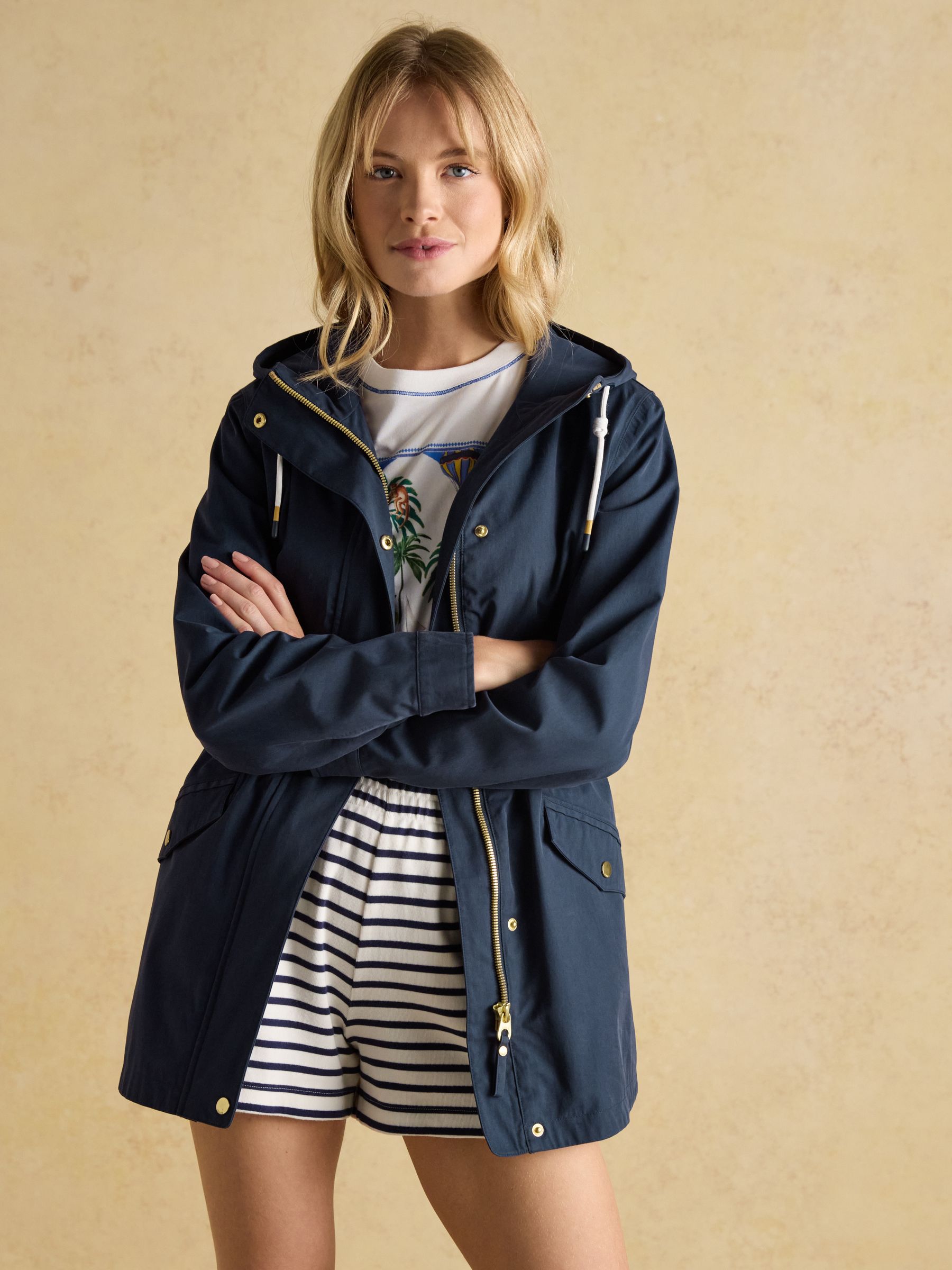 Portwell Navy Blue Waterproof Raincoat With Hood - Image 12 of 14