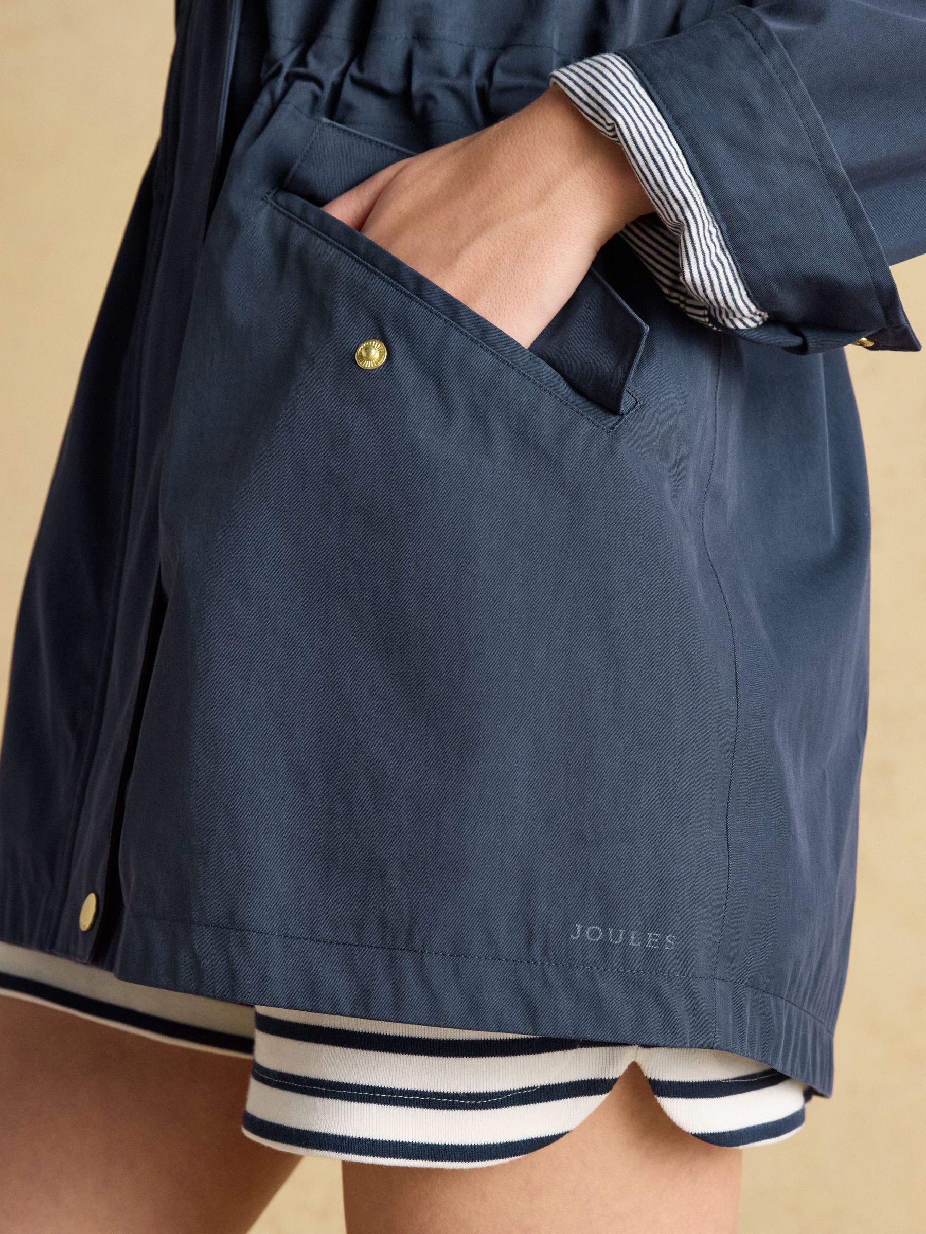 Portwell Navy Blue Waterproof Raincoat With Hood - Image 4 of 14