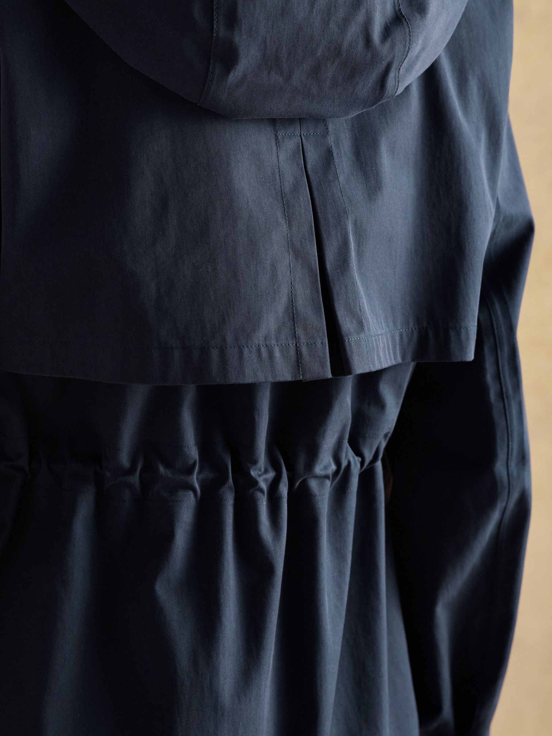 Portwell Navy Blue Waterproof Raincoat With Hood - Image 9 of 14
