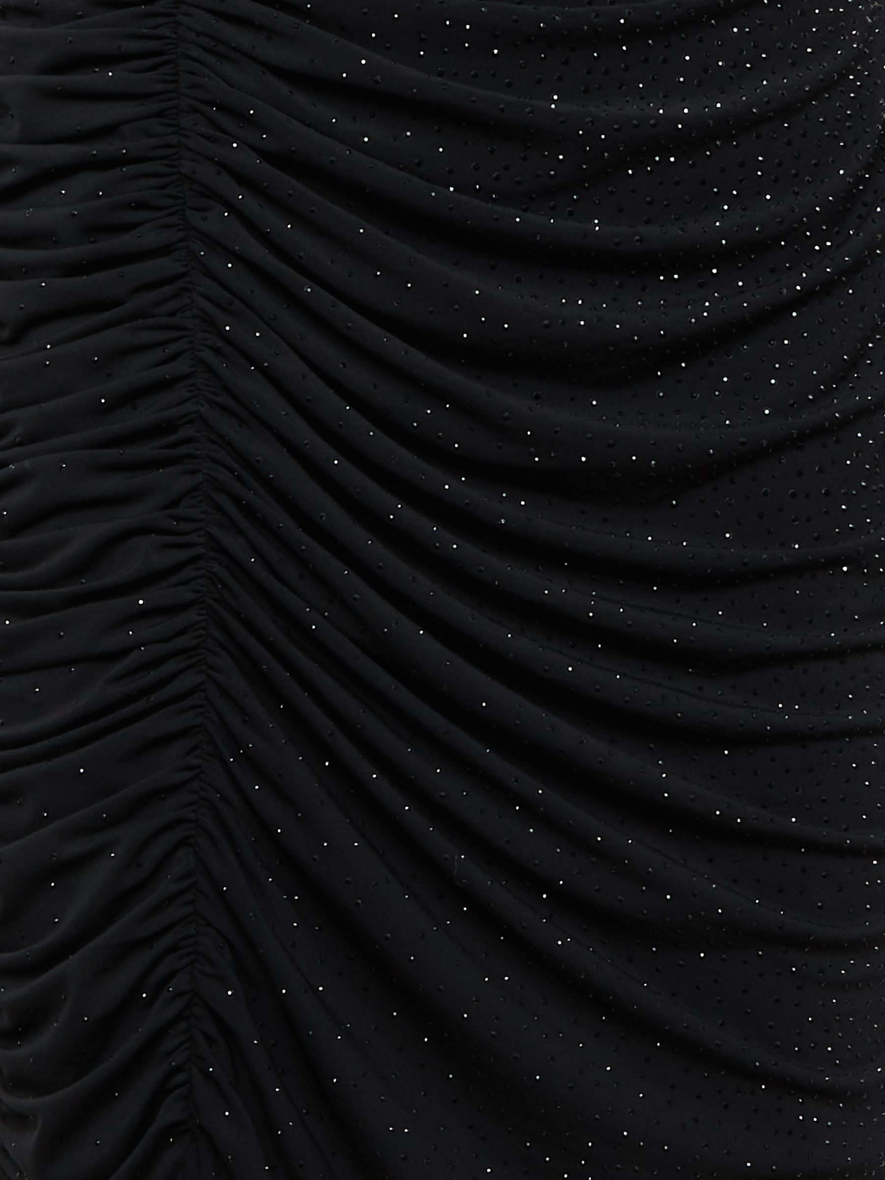 Halston Embellished Strapless Mini Dress in Black - Image 7 of 7