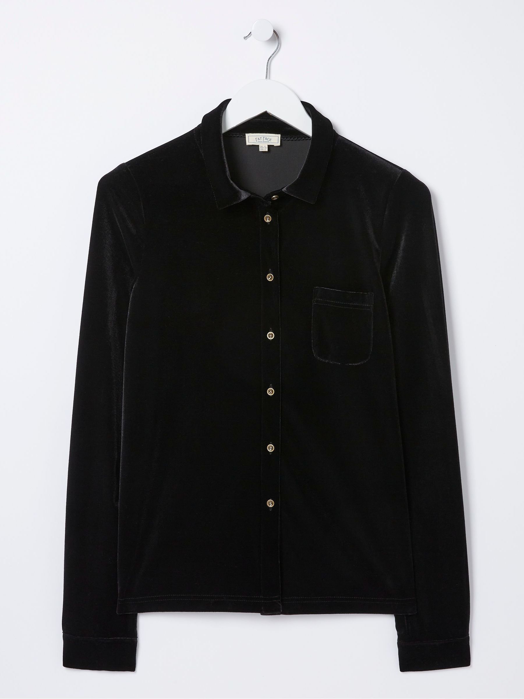 Black Viola Velvet Shirt - Image 4 of 4