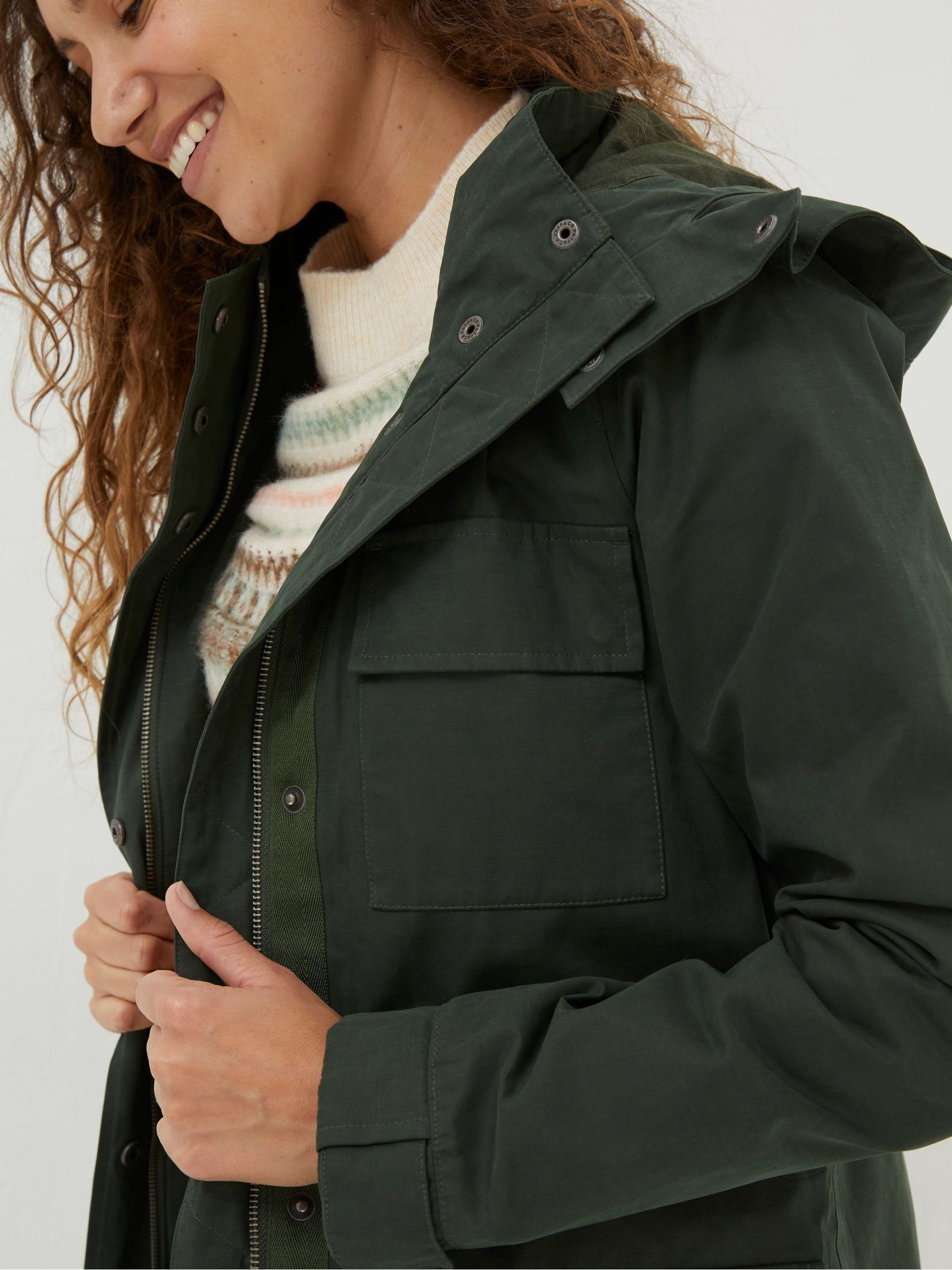 Green Waterproof Coat - Image 3 of 6