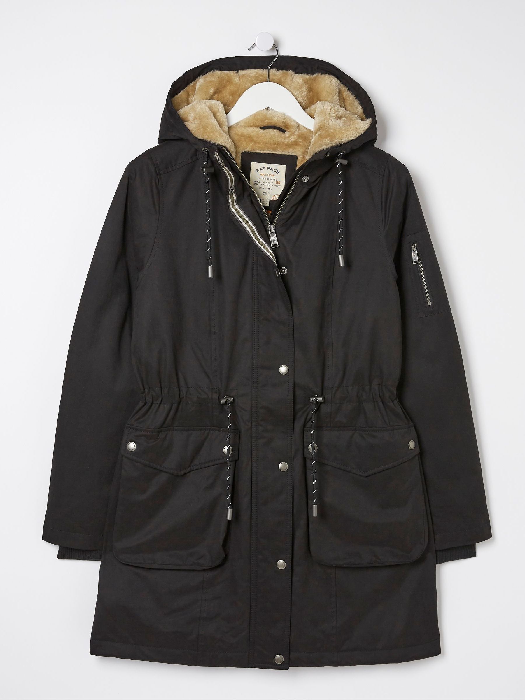 Black Maya Parka Coat - Image 5 of 5