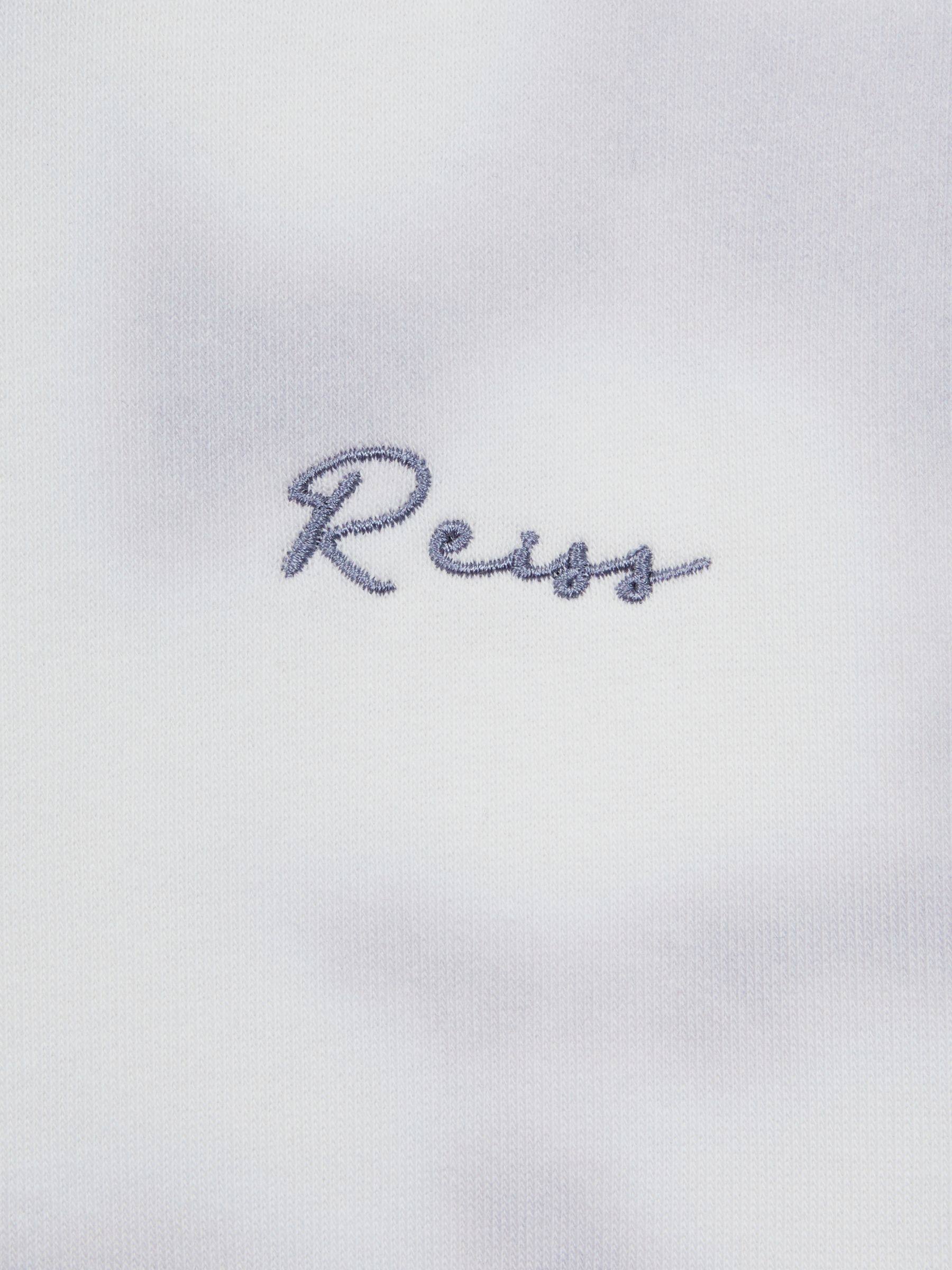 4-9 yrs Cotton Tie Dye Hoodie in Blue - Image 6 of 6