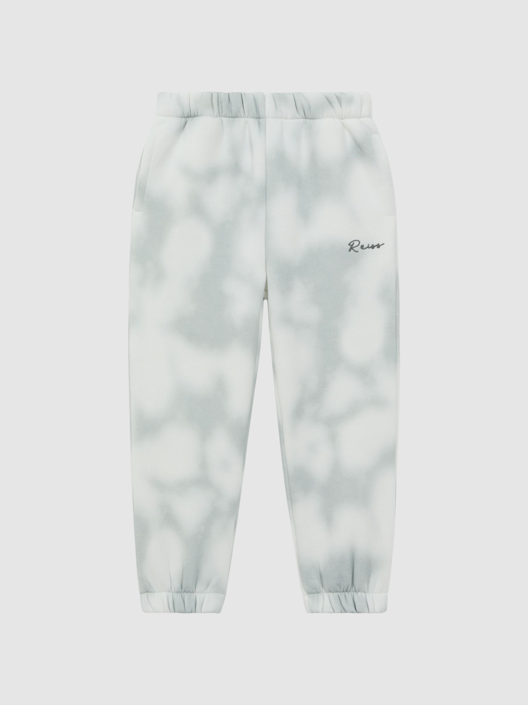 Senior Cotton Tie Dye Joggers in Sage - Image 2 of 6