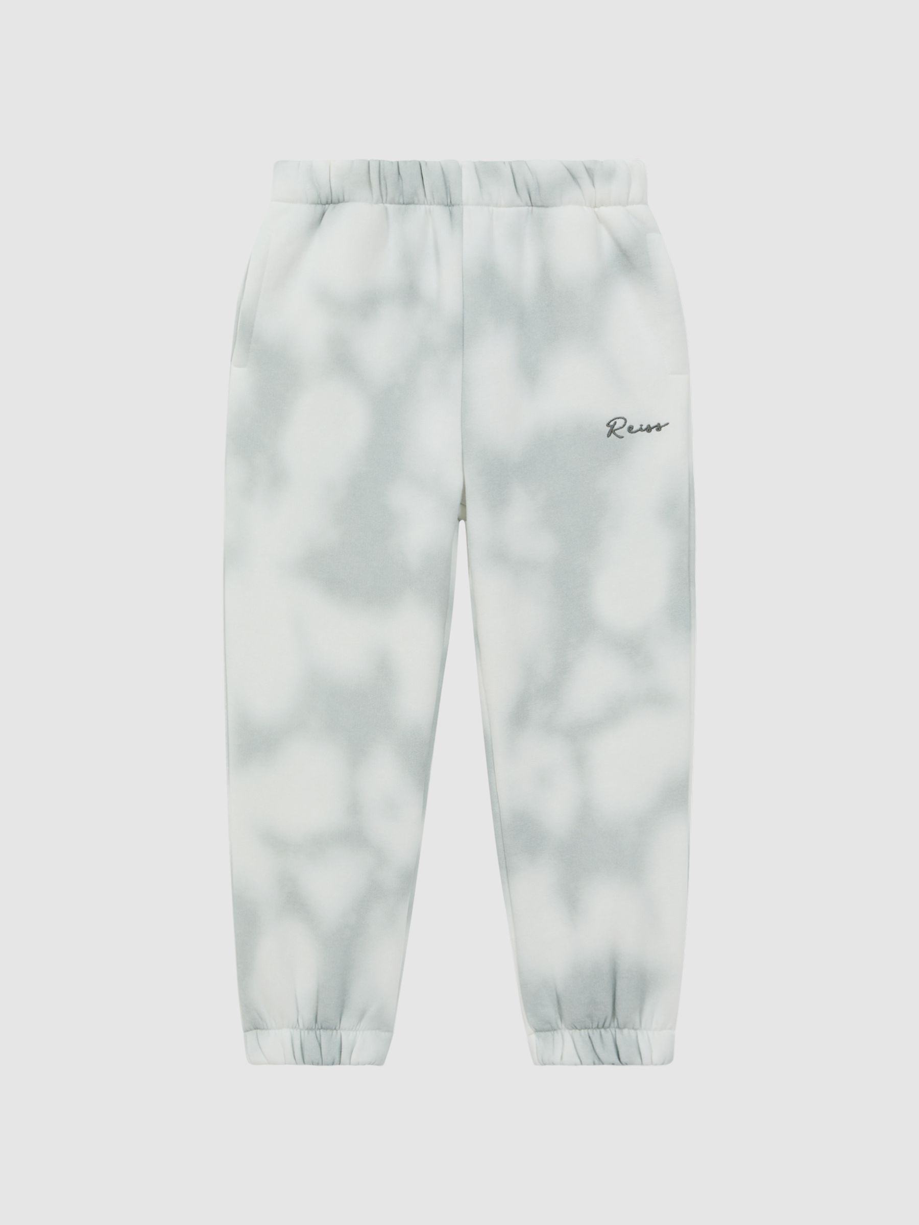 4-9 yrs Cotton Tie Dye Joggers in Sage - Image 2 of 6