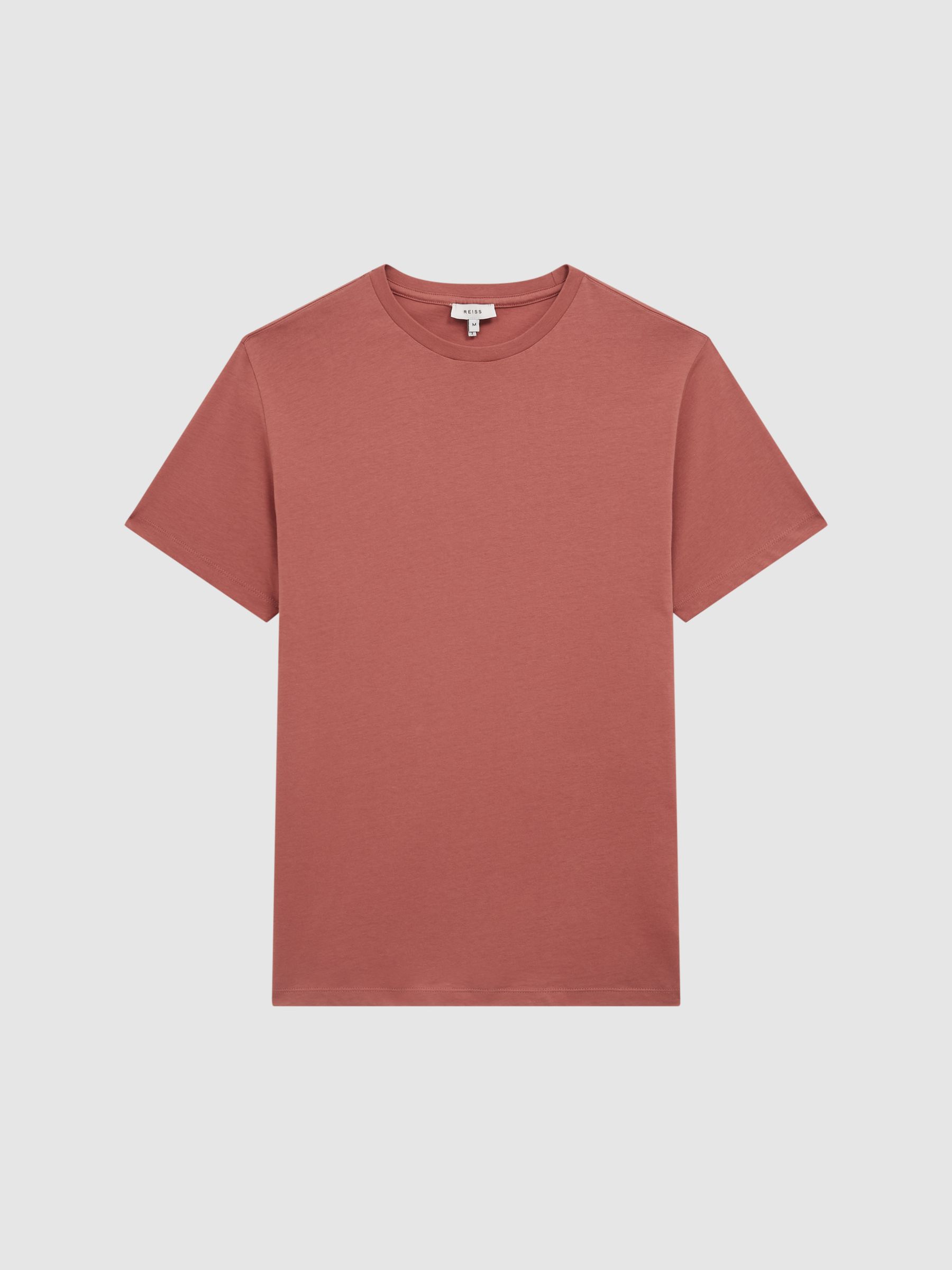 Crew Neck T-Shirt in Faded Rose - Image 2 of 6
