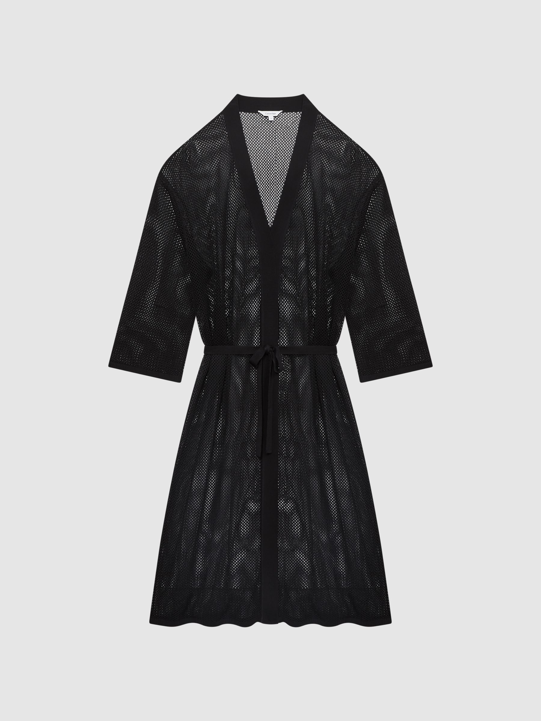 Underwear Maxi Kaftan in Black - Image 2 of 5