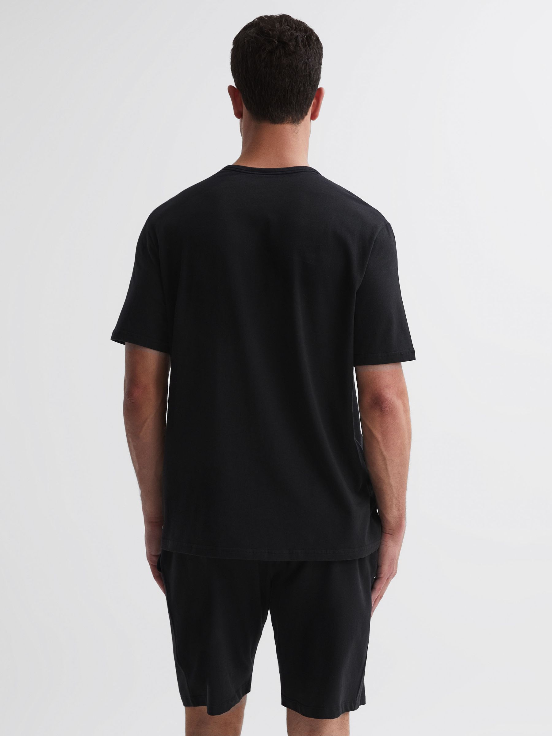 Underwear Shorts and T-Shirt Set in Black - Image 5 of 5