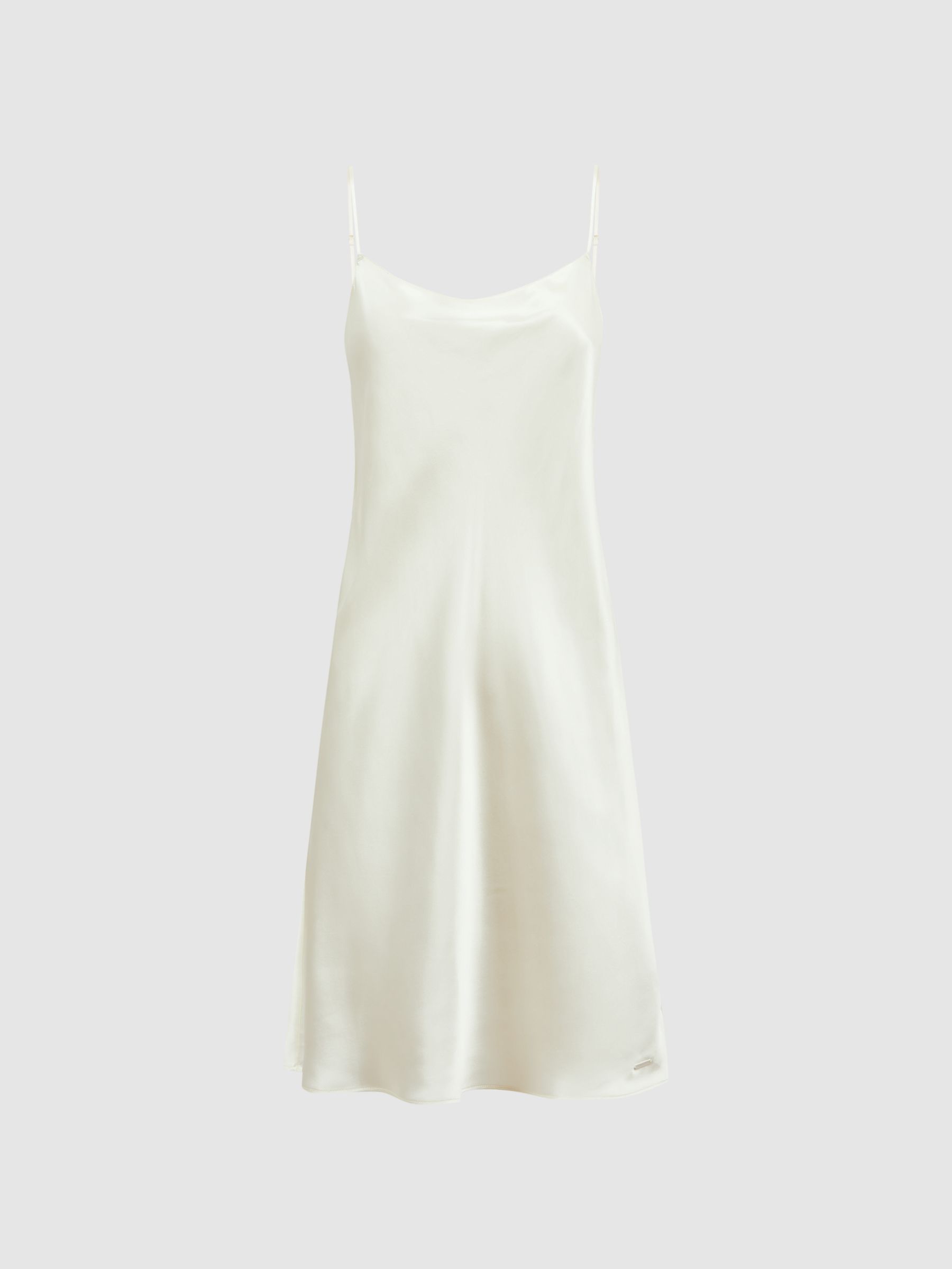 Underwear Silk Night Dress in Natural - Image 2 of 5