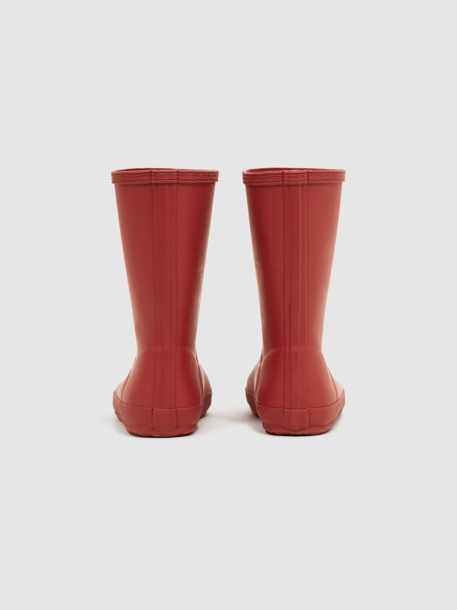 Hunter Little Kids First Classic Rain Boots in Red - Image 8 of 9