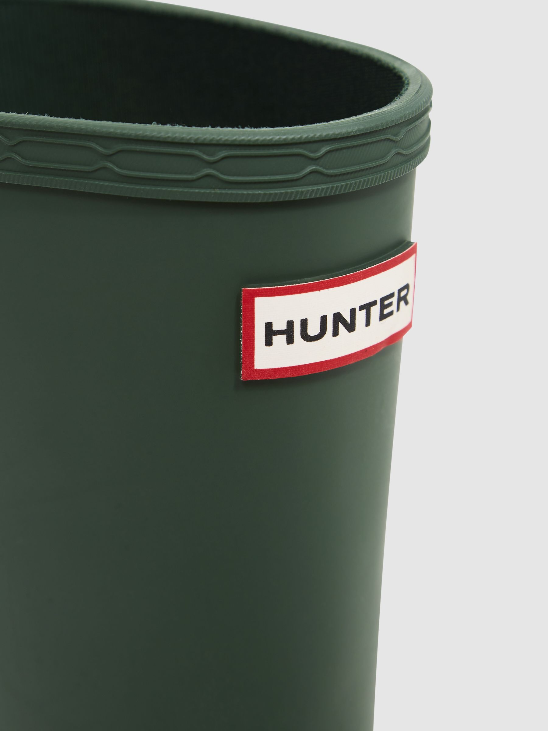 Hunter Little Kids First Classic Rain Boots in Khaki/Dark Green - Image 7 of 7