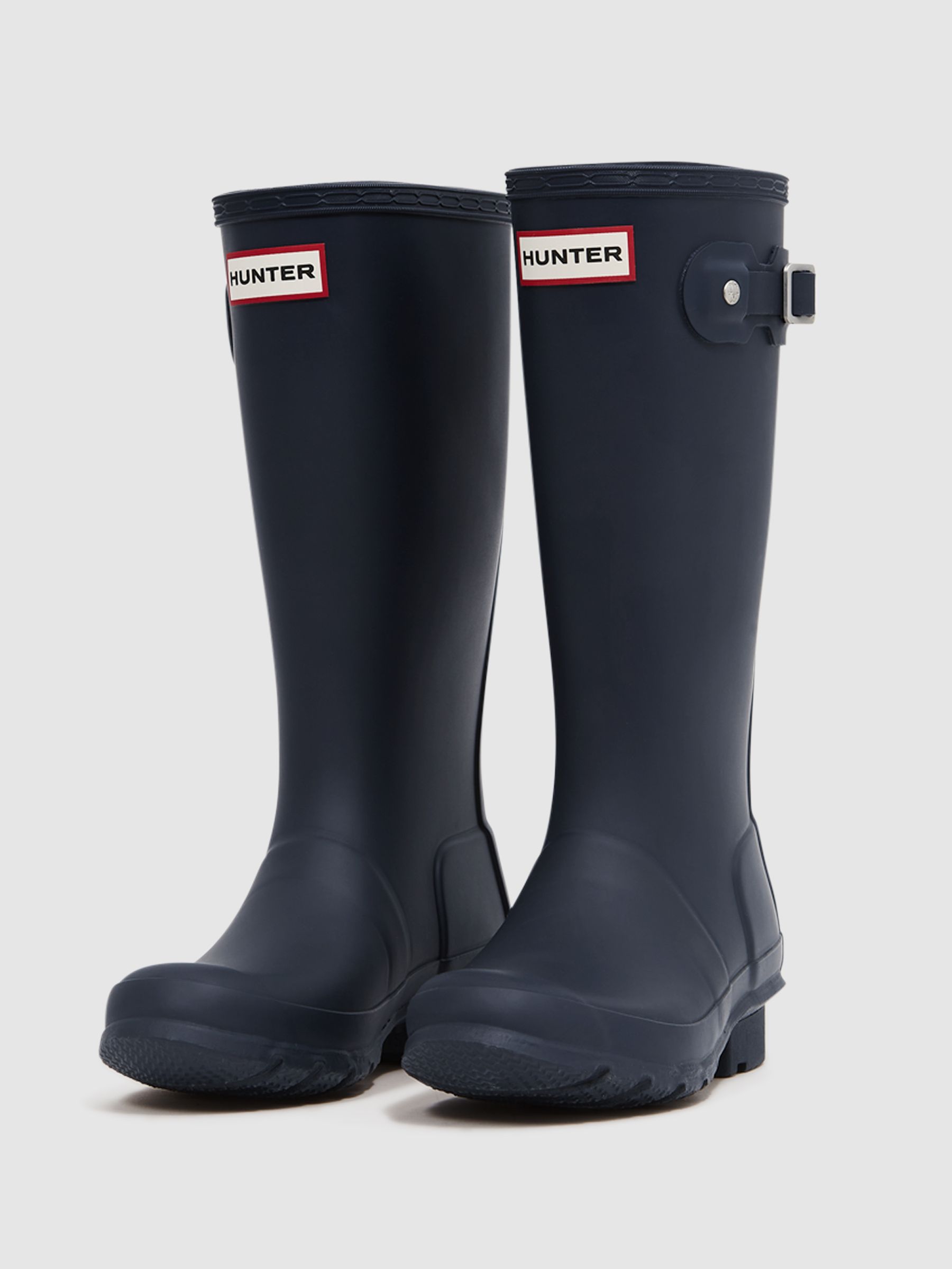 Hunter Big Kids Original Wellington Boots in Navy - Image 4 of 6