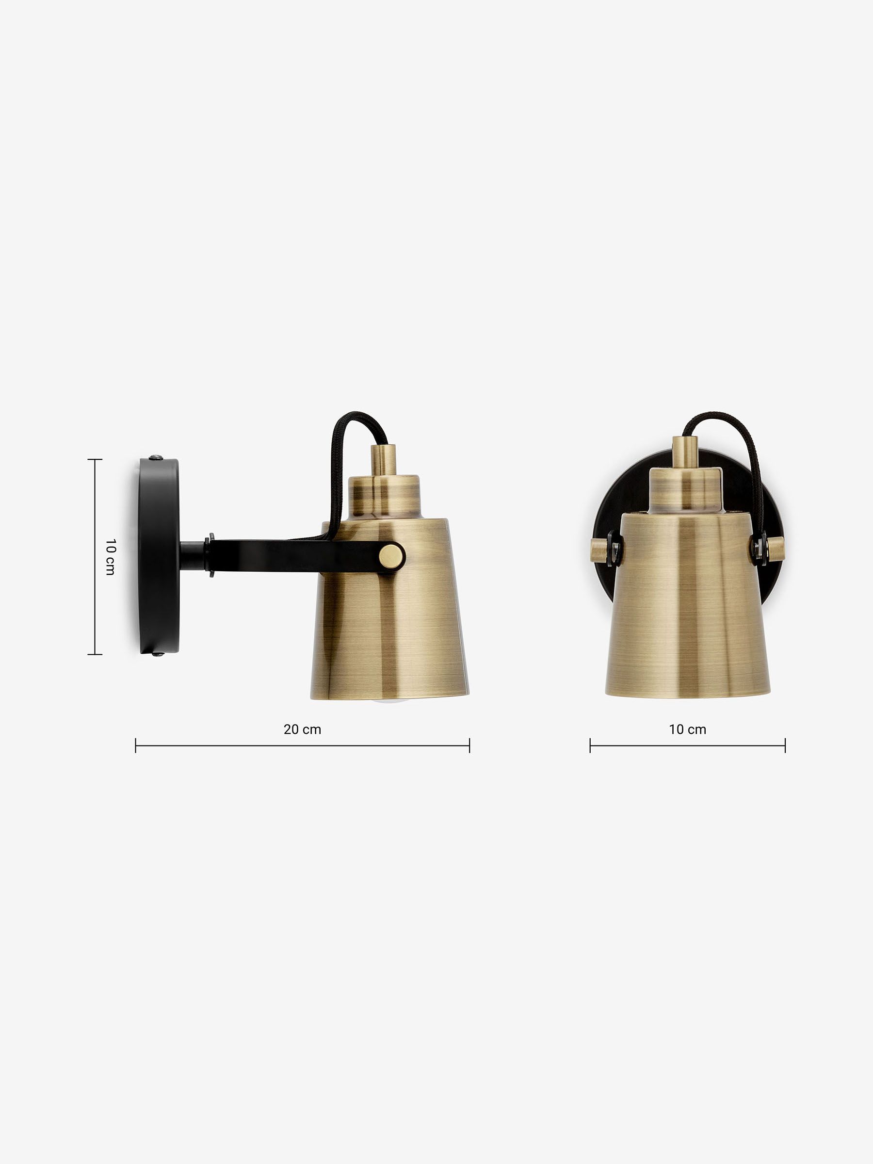 Seppo Spot Wall Light in Brass - Image 3 of 3