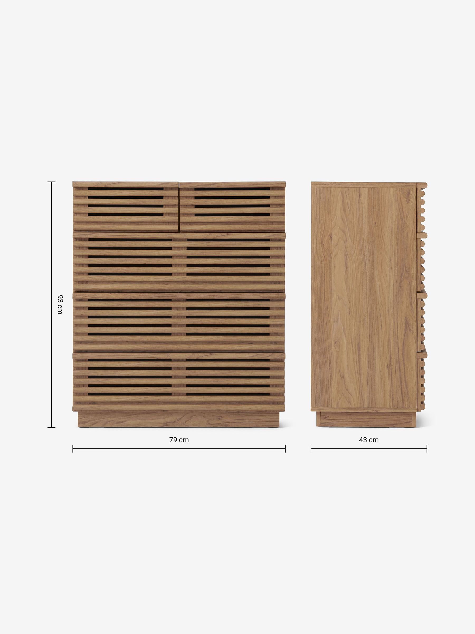 Tulma 5 Drawer Chest of Drawers in Dark Oak Effect - Image 6 of 6