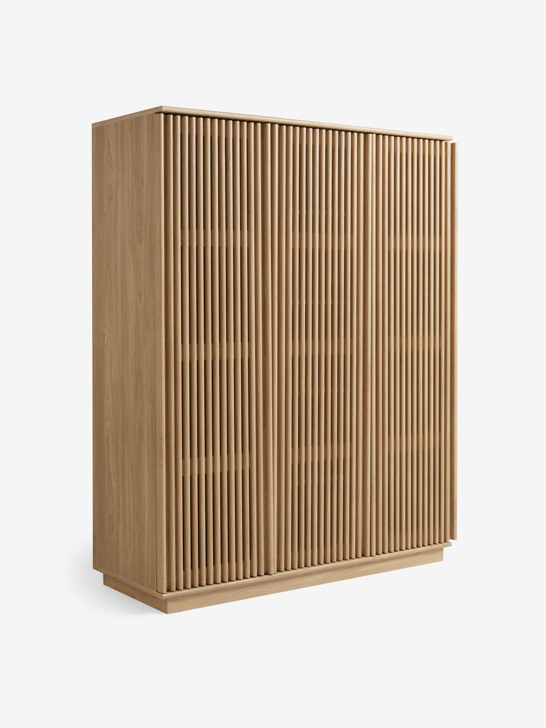 Tulma Sliding Door Triple Wardrobe in Dark Oak Effect - Image 7 of 8