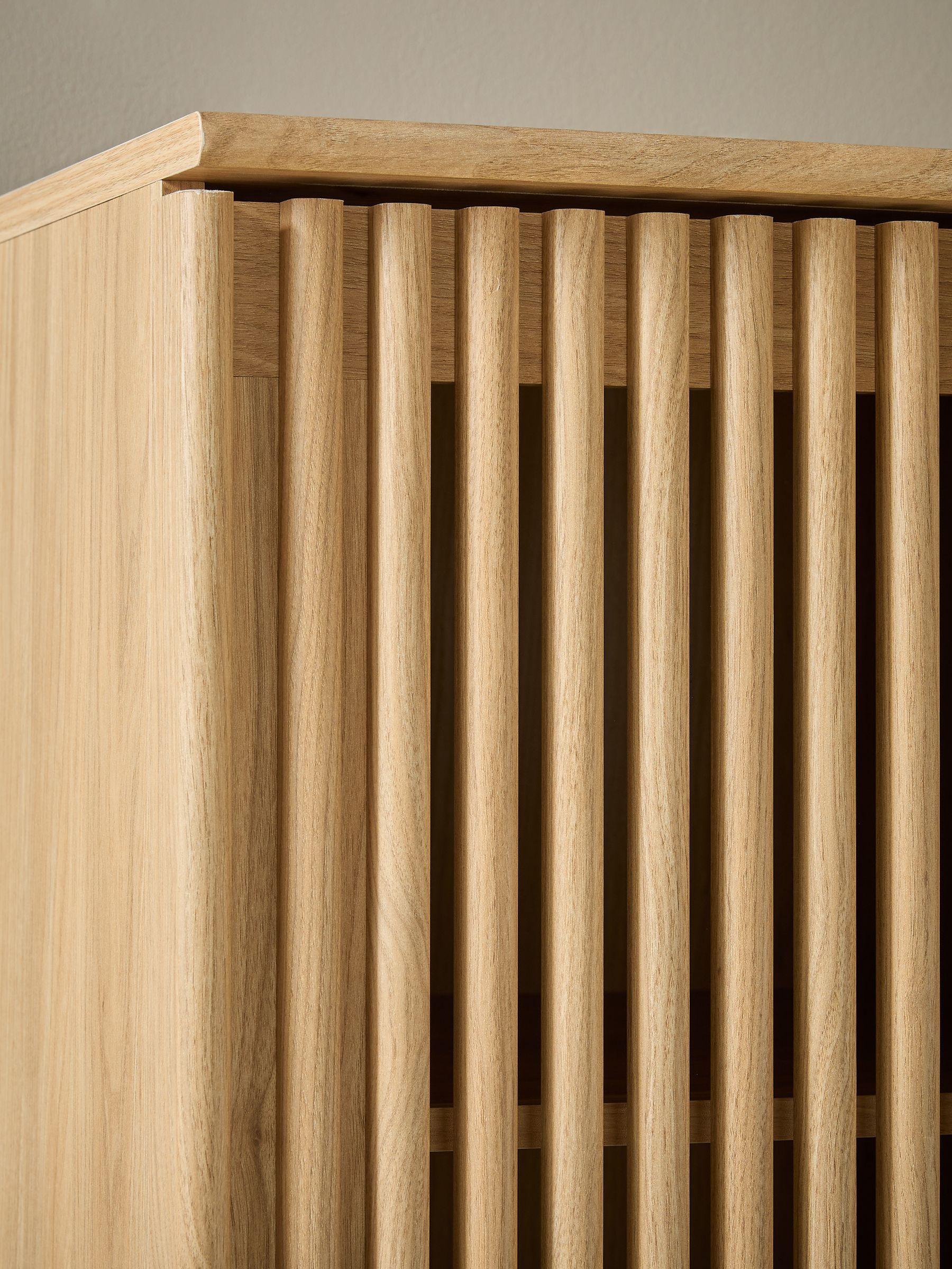Tulma Sliding Door Double Wardrobe in Dark Oak Effect - Image 3 of 4
