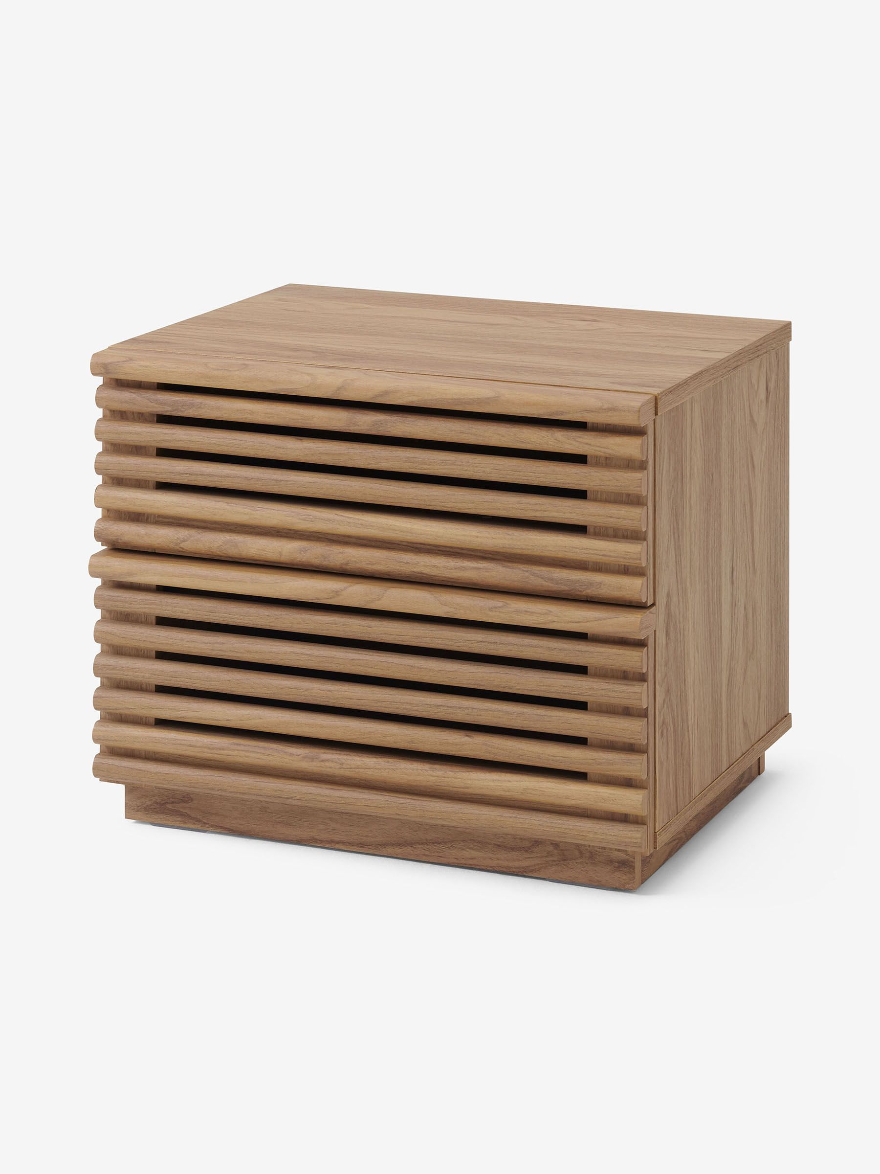 Tulma Bedside Table in Dark Oak Effect - Image 1 of 3