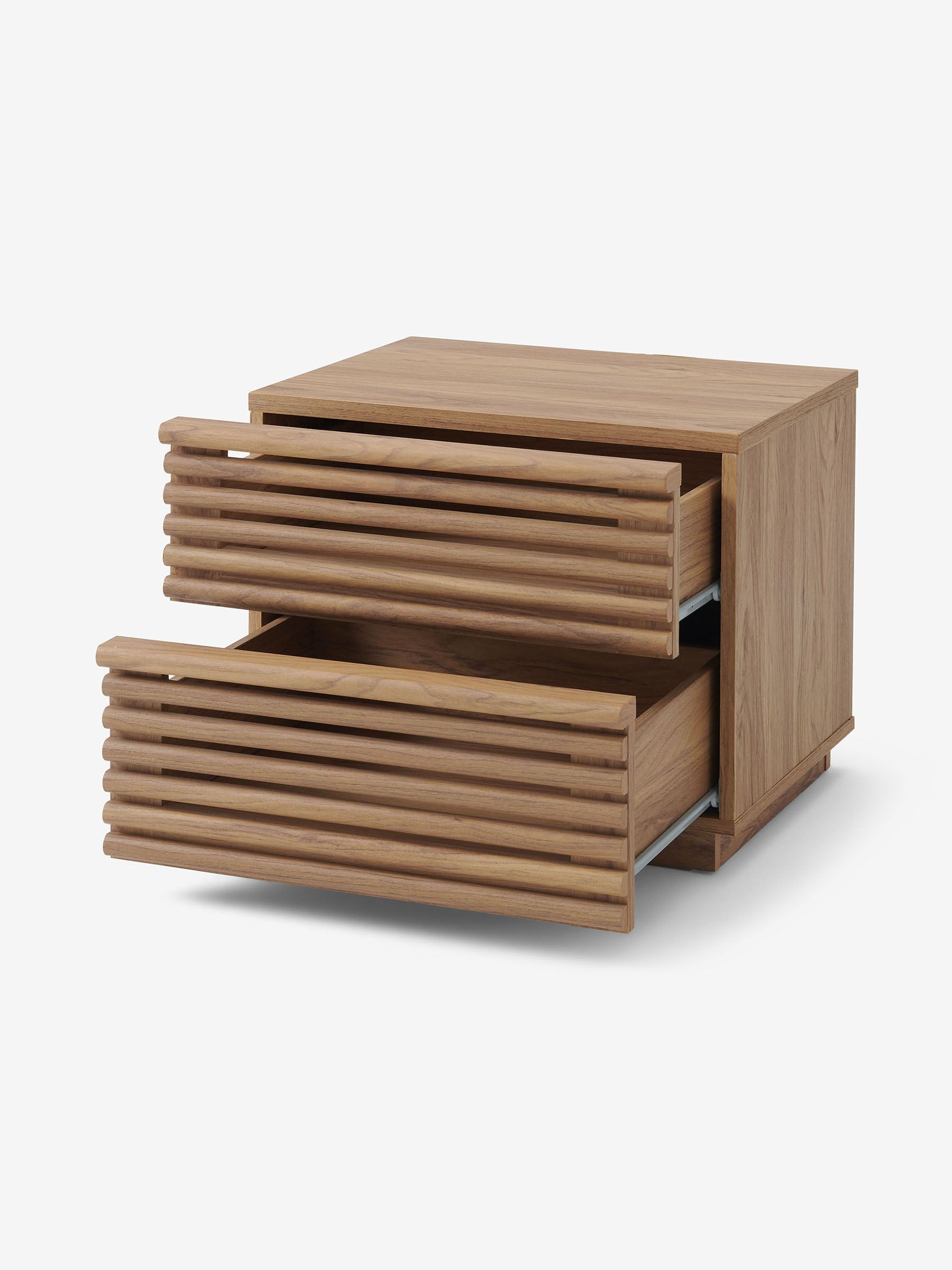 Tulma Bedside Table in Dark Oak Effect - Image 2 of 3