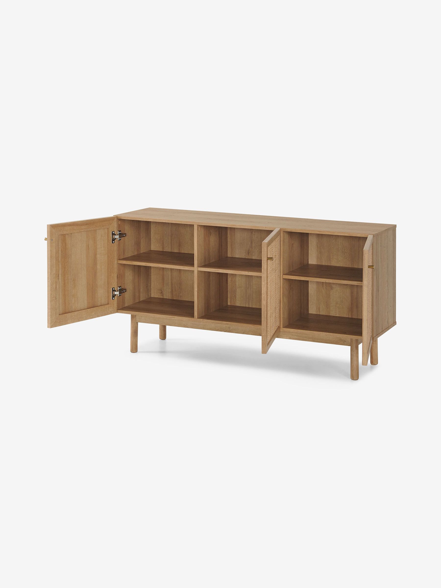 Pavia Rattan Sideboard in Oak Effect - Image 5 of 6