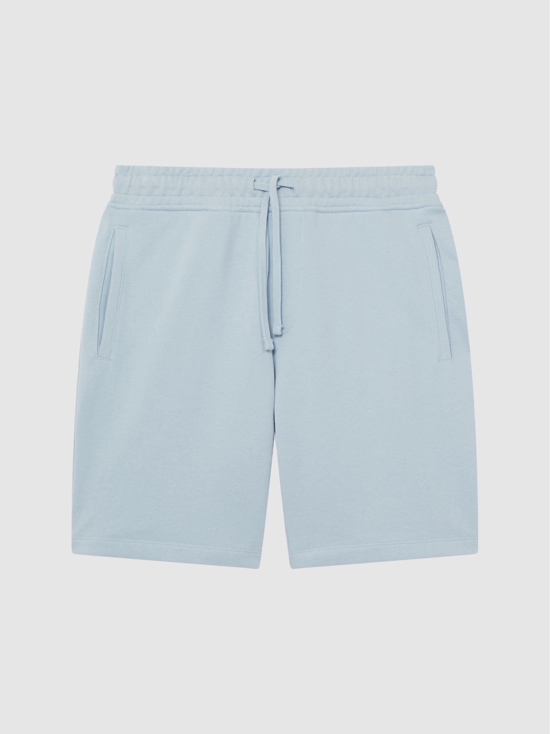 Garment Dye Jersey Shorts in Ice Blue - Image 2 of 5