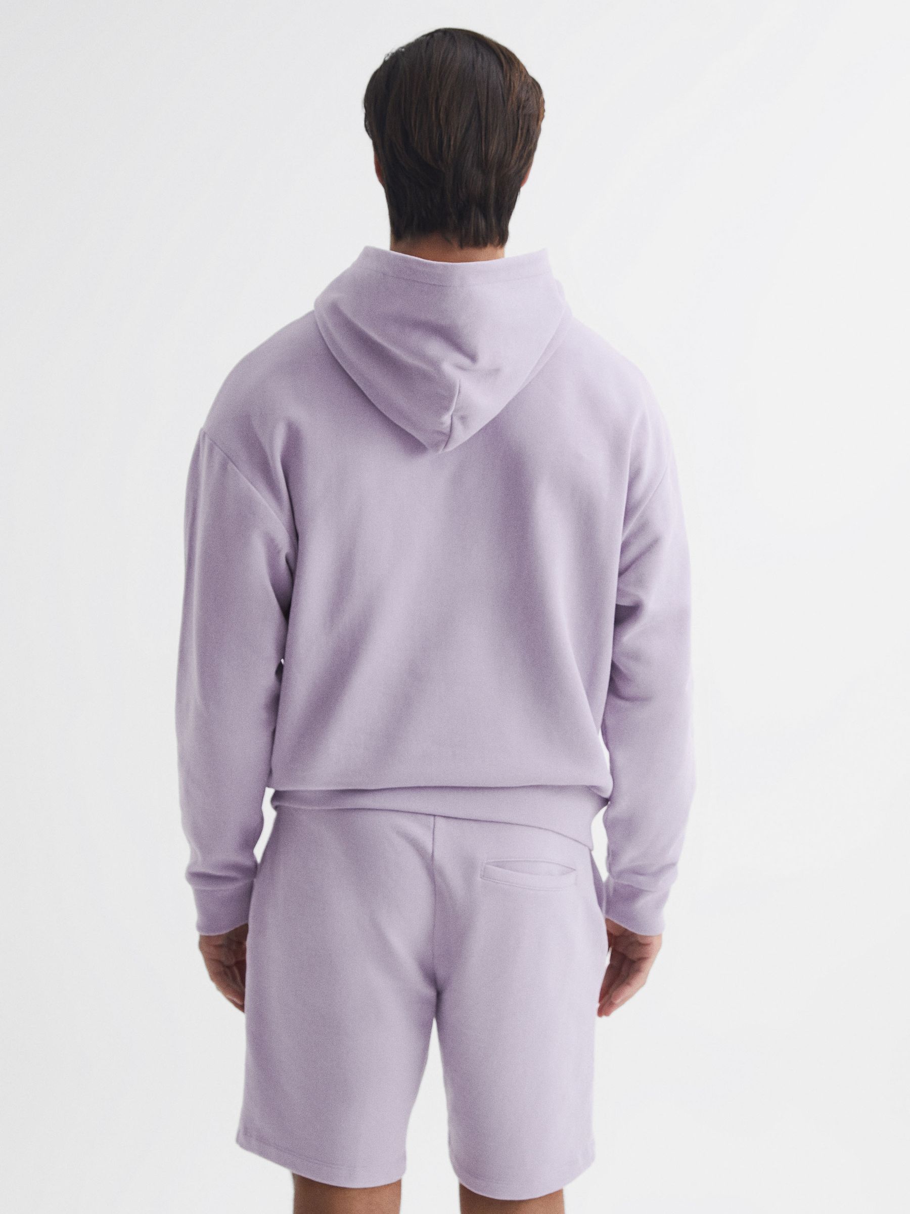 Garment Dye Hoodie in Lilac - Image 5 of 5