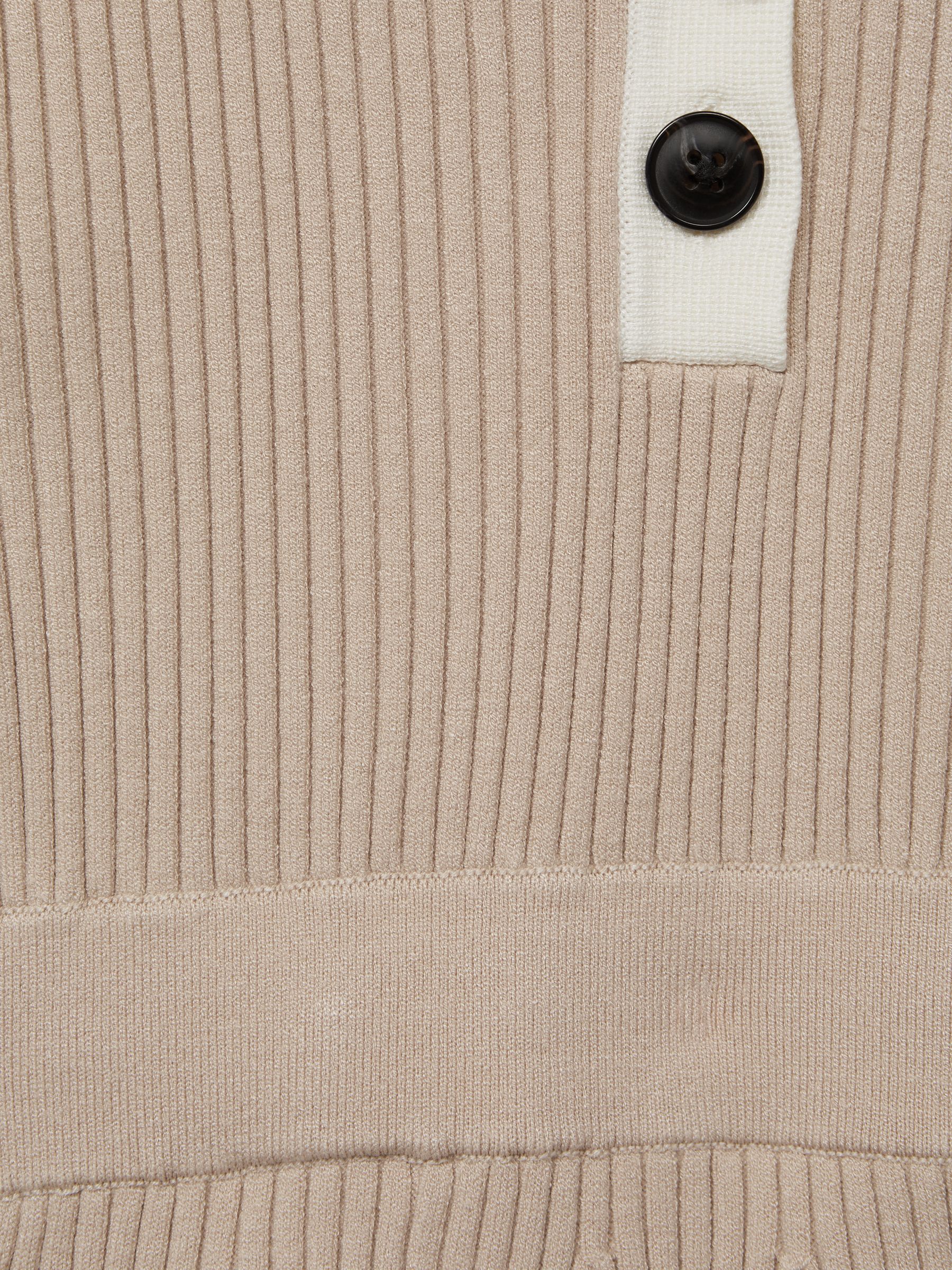 Junior Colourblock Knitted Dress in Camel - Image 6 of 6