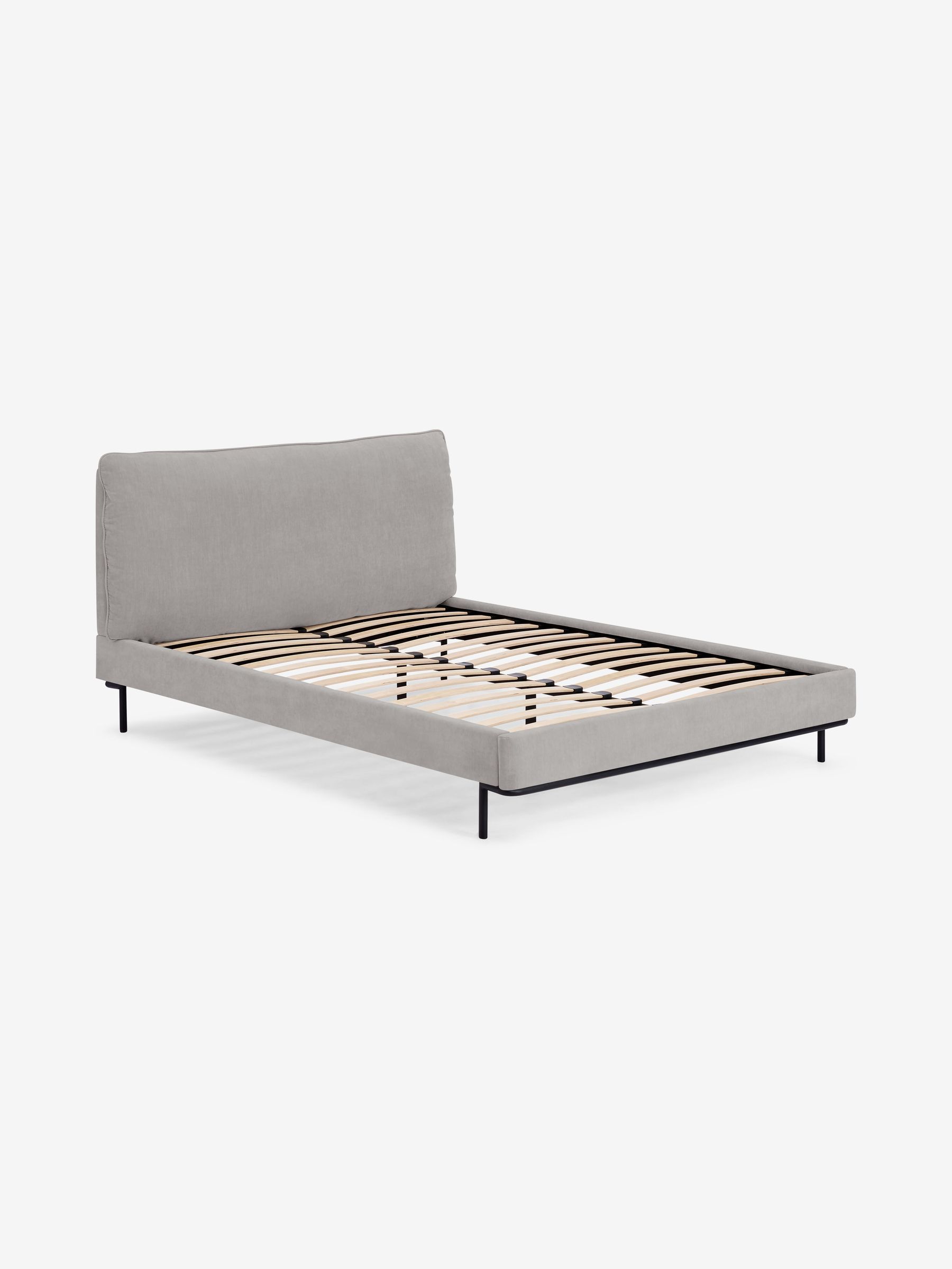 Harlow Bed Frame in Grey - Image 1 of 2
