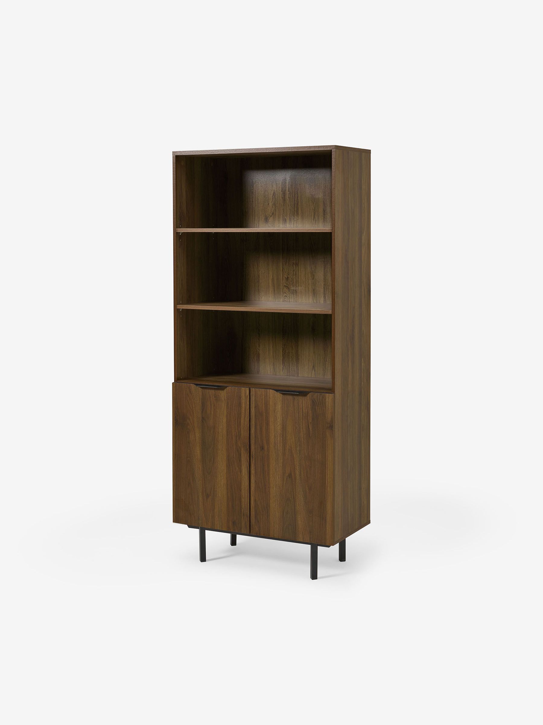Damien Storage Shelving Unit in Walnut Effect - Image 1 of 3