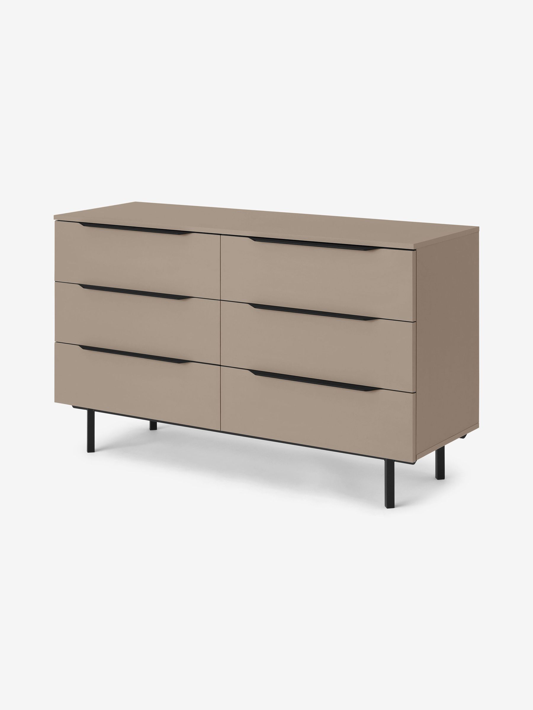 Damien Wide Chest of Drawers in Natural - Image 1 of 3