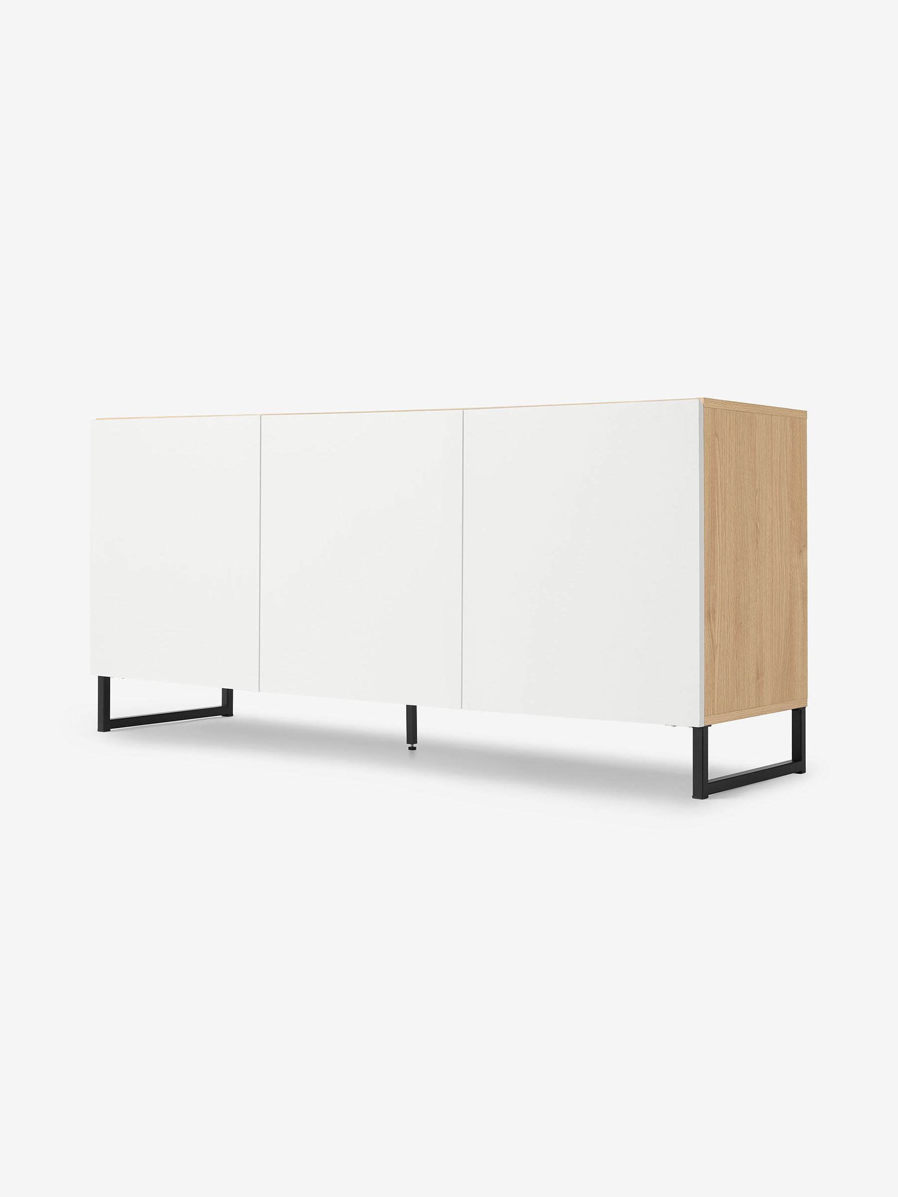 Hopkins Large Sideboard in Oak Effect and White - Image 1 of 3