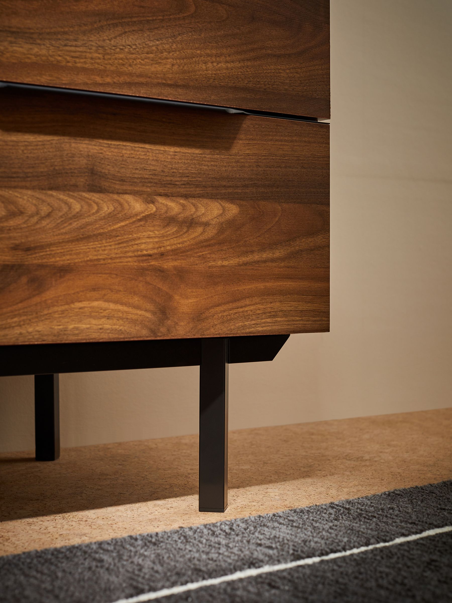 Damien Highboard in Walnut Effect - Image 3 of 5