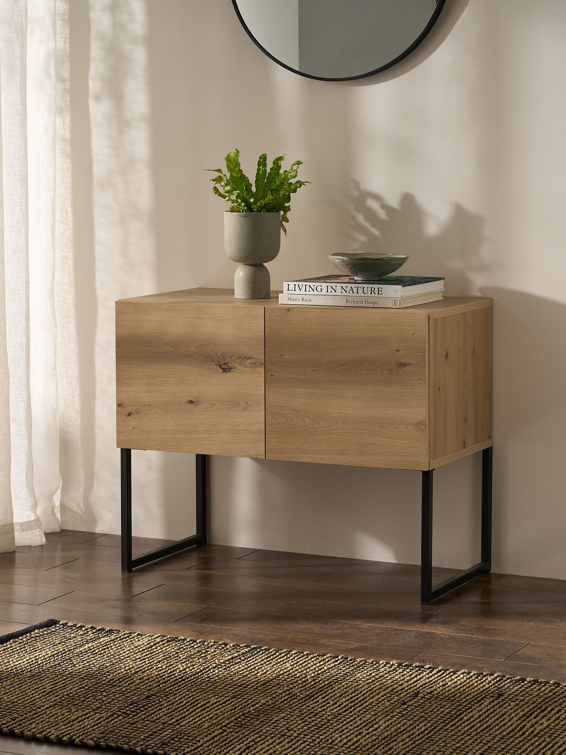 Hopkins Sideboard in Distressed Oak Effect - Image 1 of 3