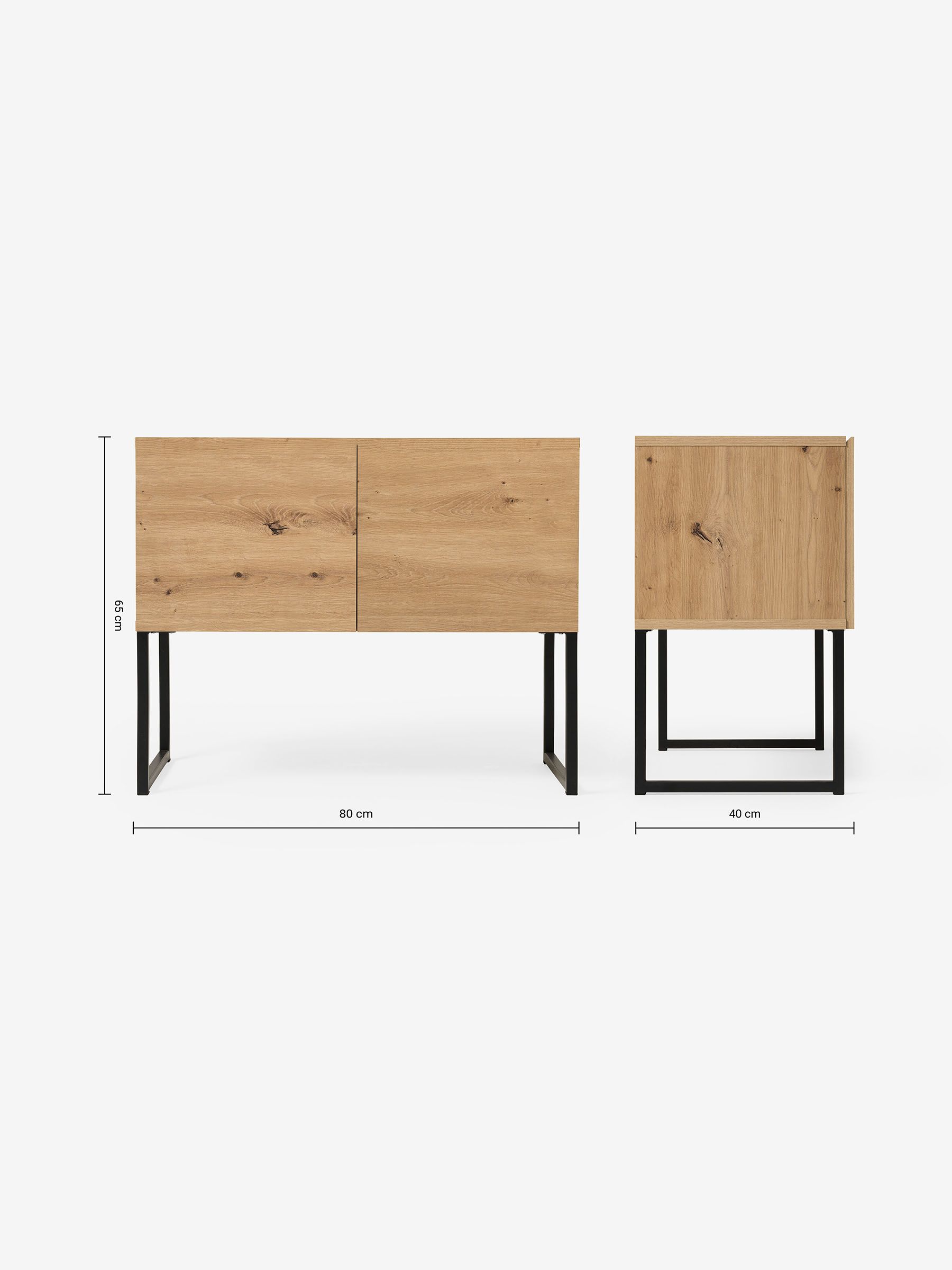 Hopkins Sideboard in Distressed Oak Effect - Image 3 of 3
