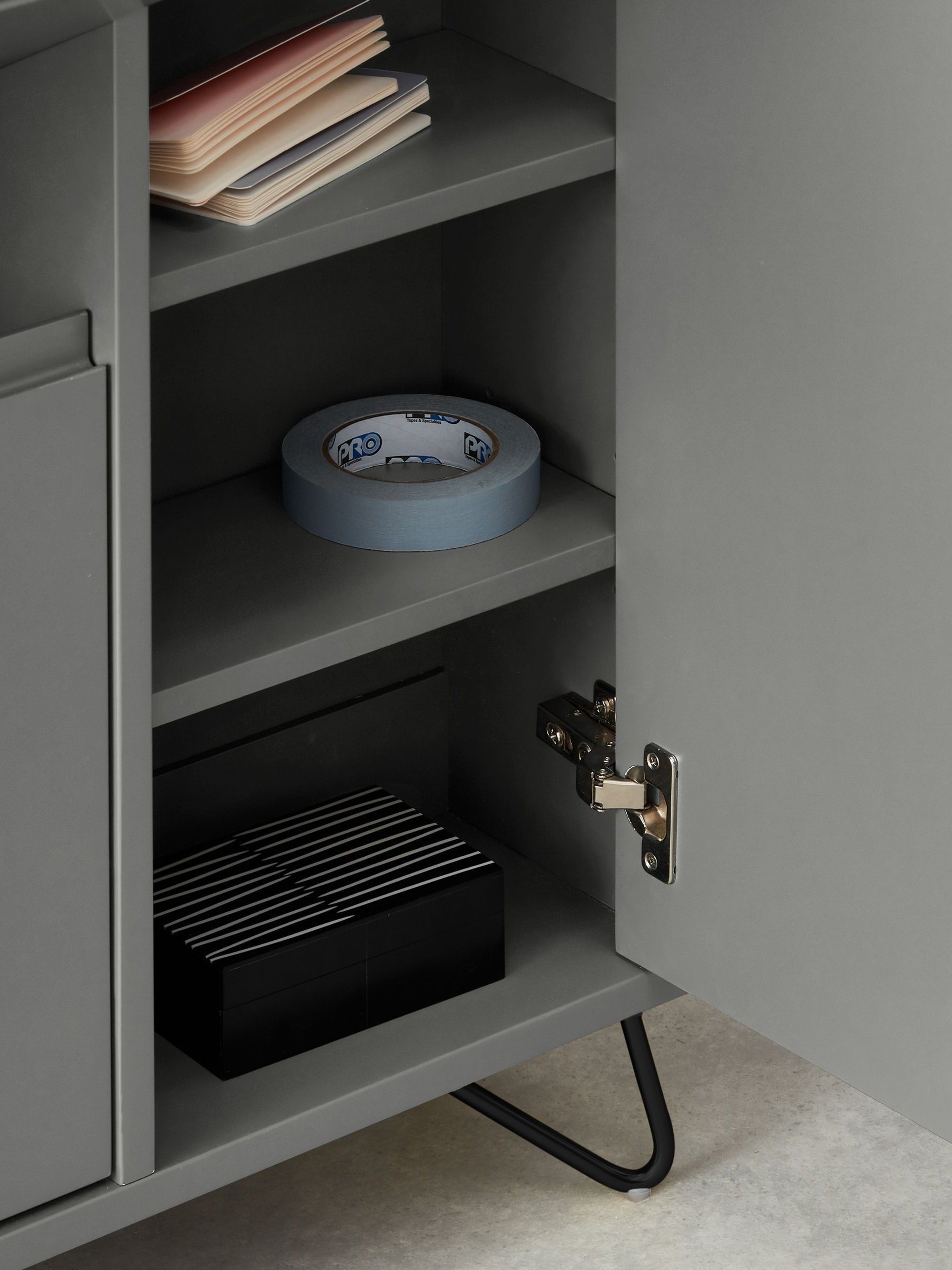 Elona Shoe Storage in Grey - Image 3 of 3